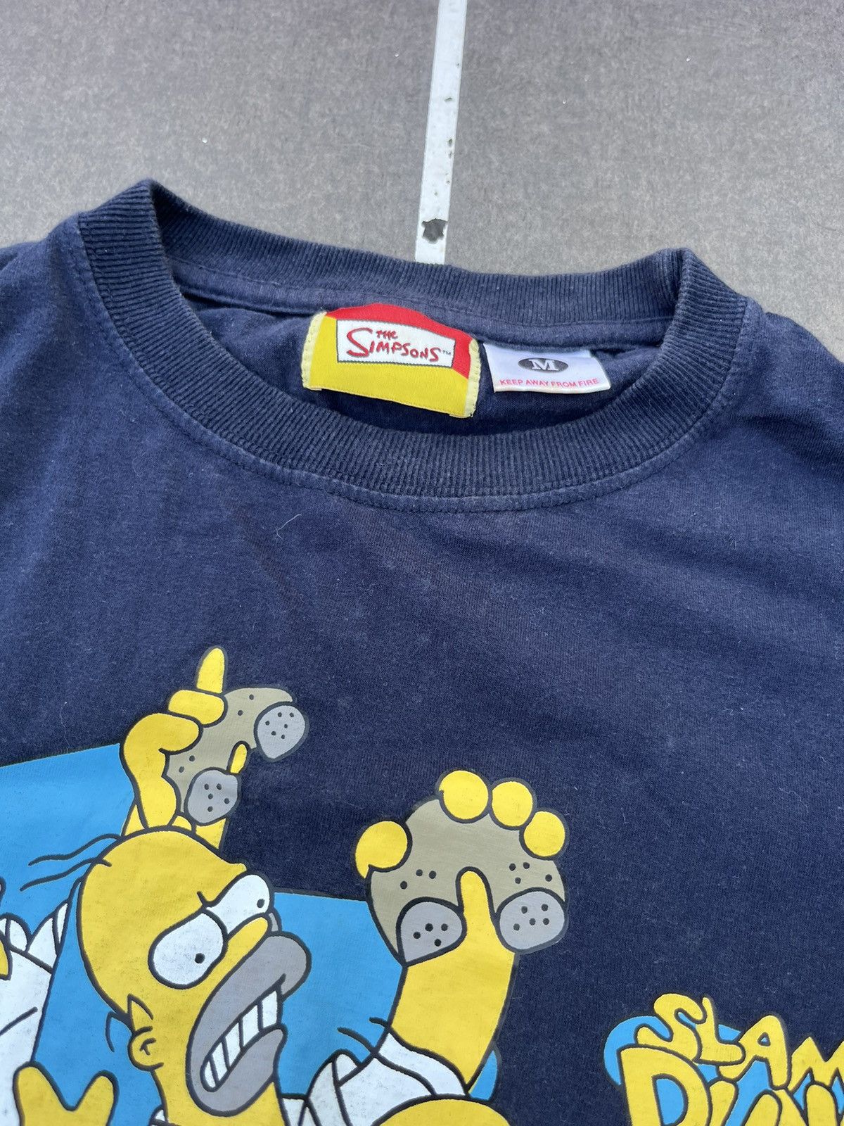 The Simpsons × Vintage The Simpsons Vintage 2000 Slam Dunk T Shirt Size US M / EU 48-50 / 2 - 7 Thumbnail