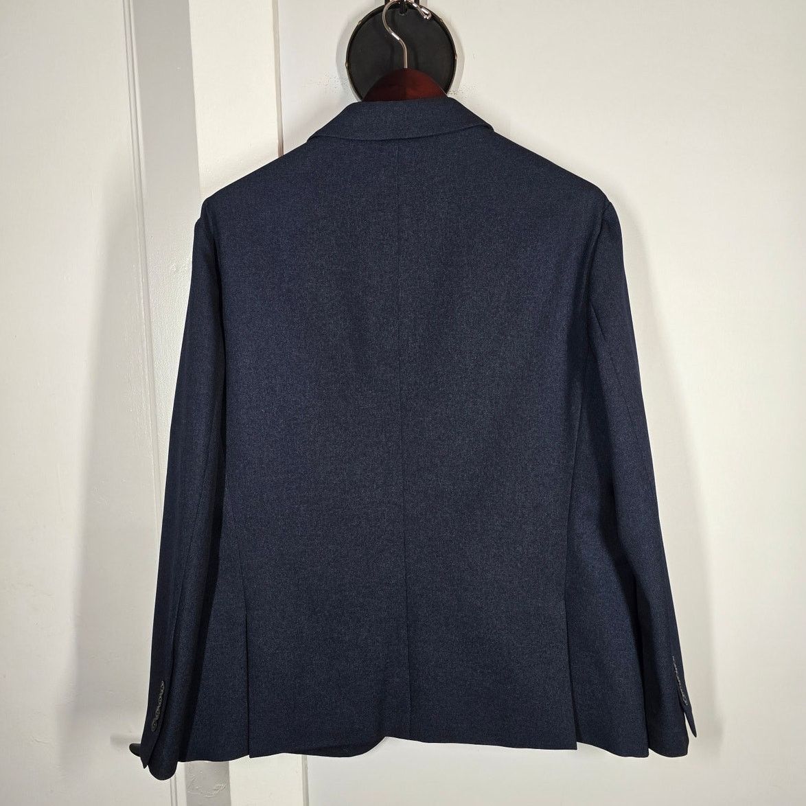 BluffWorks Bluffworks Gramercy Slim Fit Travel Blazer Navy Blue 46S Size 46S - 2 Thumbnail