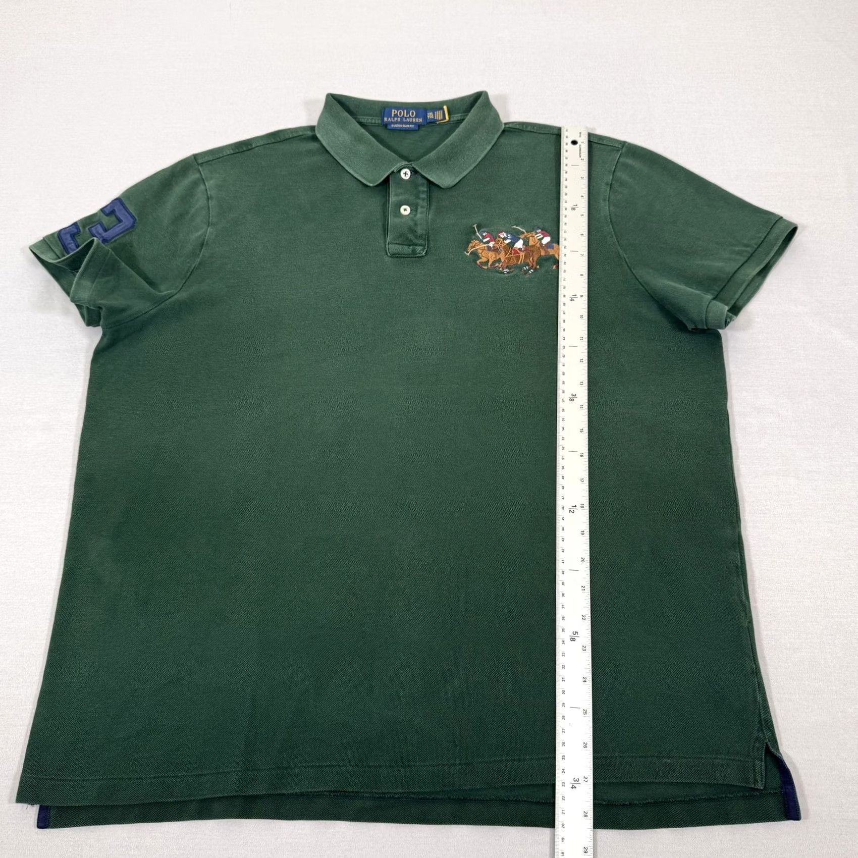 Polo Ralph Lauren Polo Ralph Lauren Shirt Mens 2XL Green Custom Slim Fit Polo Short Sleeve Slim Fit Casual Golf Preppy Size US XXL / EU 58 / 5 - 6 Thumbnail