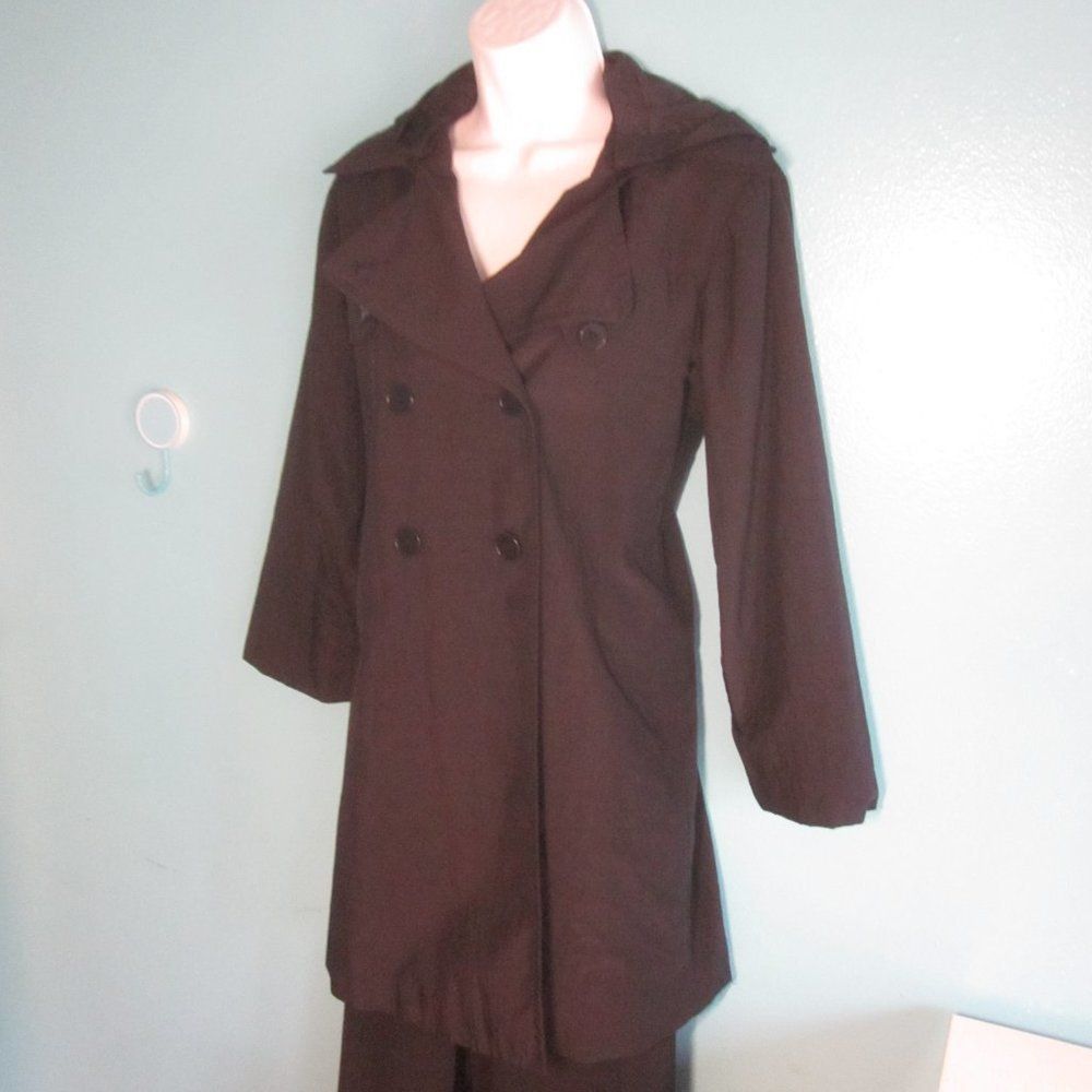 Theory Theory Black Button Up Trench Coat Size M Size M / US 6-8 / IT 42-44 - 6 Thumbnail