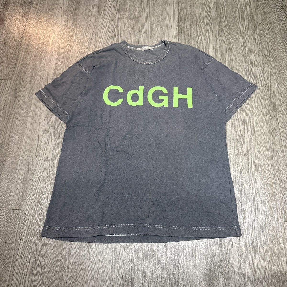 Comme des Garcons Comme des Garcons Homme CdGH Grey Tshirt AD1999 Size US L / EU 52-54 / 3 - 1 Thumbnail