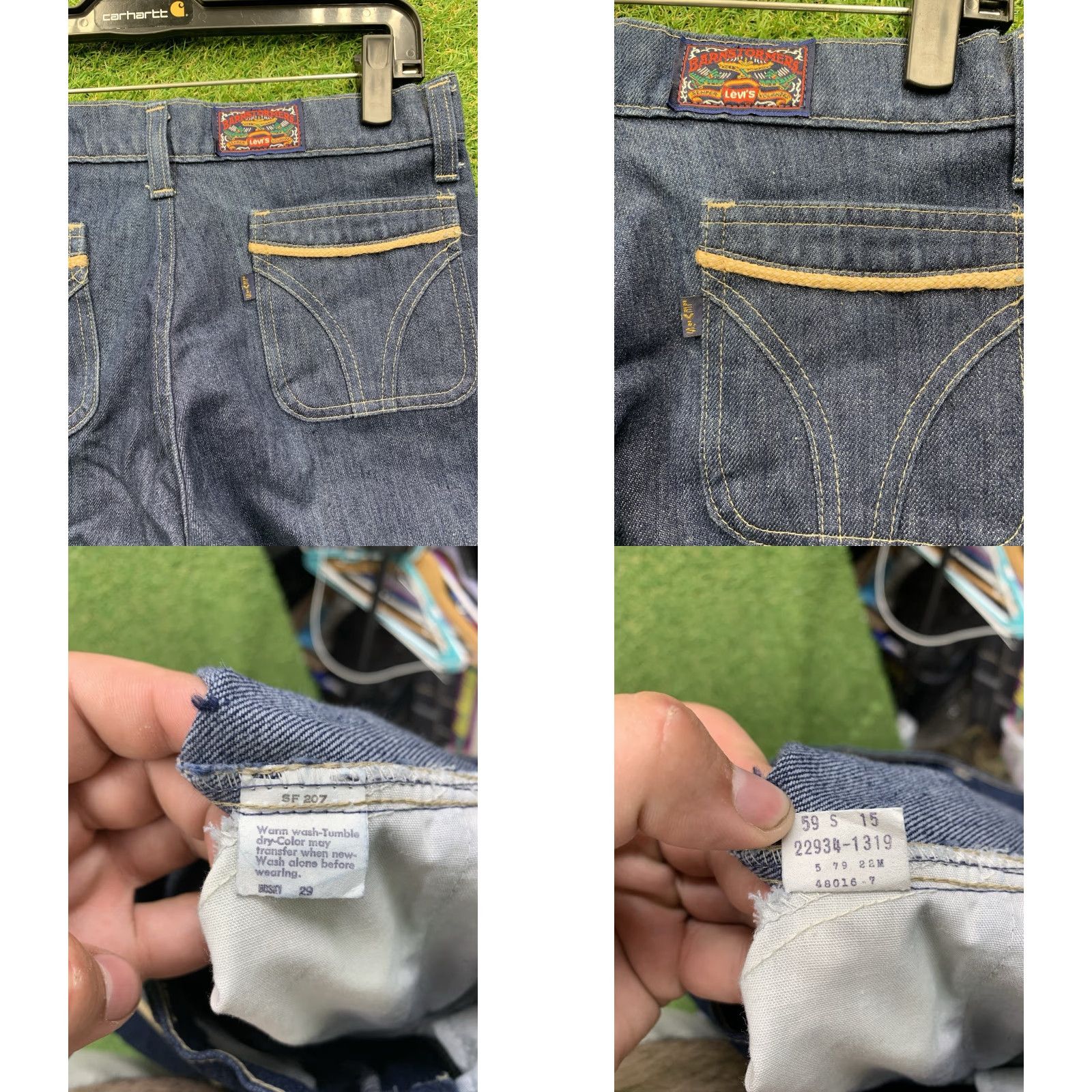 Levi's Vintage Levi's Bootcut Jeans Size 29 Dark Wash 70s American Style Men's Denim Casual Size US 29 - 8 Thumbnail