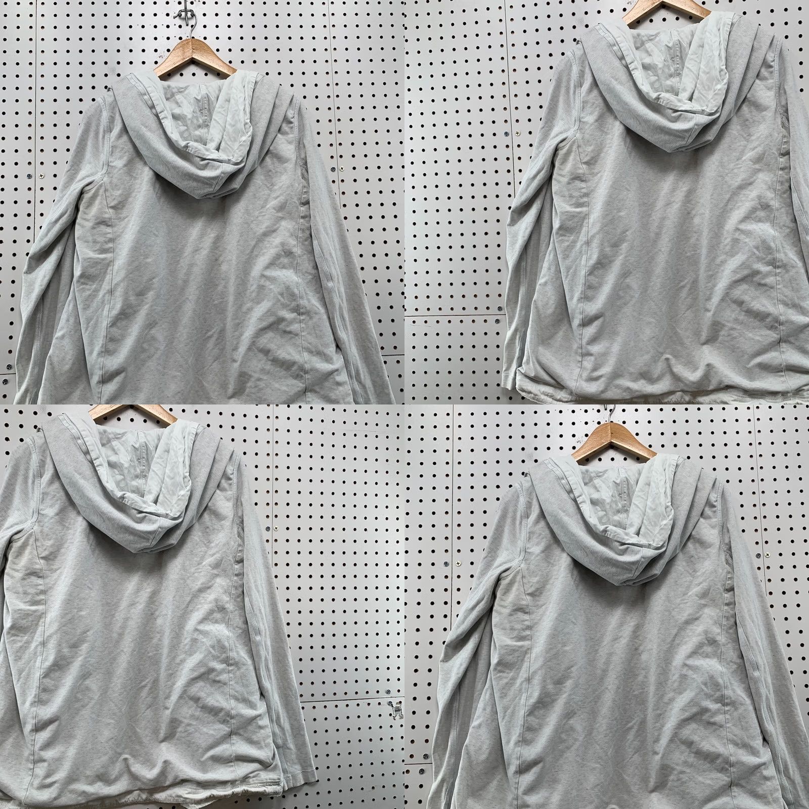 Lululemon Lululemon Hooded Wrap Sweatshirt Womens Size 8 Gray Casual Work Out Size M / US 6-8 / IT 42-44 - 10 Thumbnail
