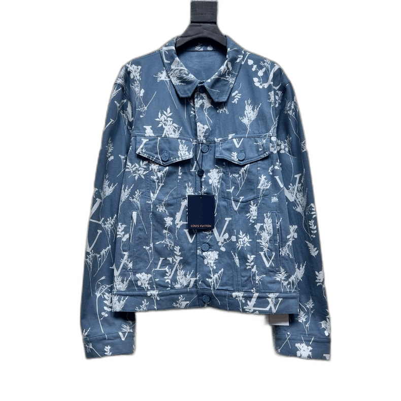 Louis Vuitton Louis Vuitton Wheat Logo Denim Jacket - dmc Size M / US 6-8 / IT 42-44 - 1 Thumbnail