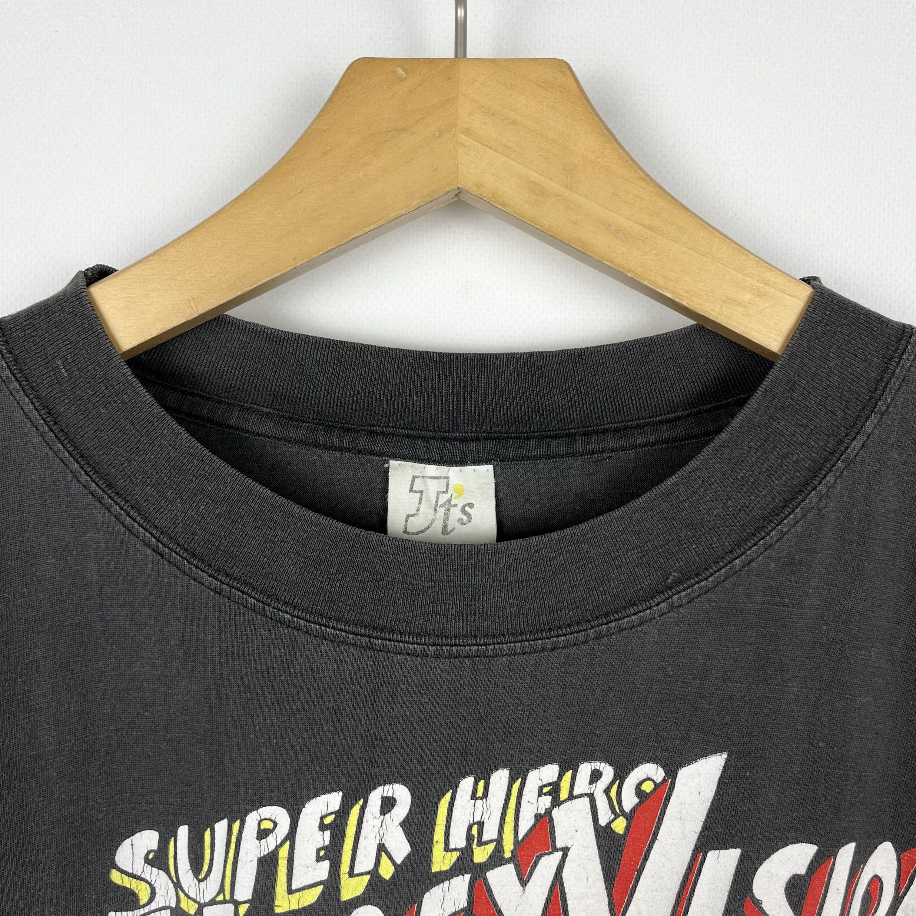 Cartoon Network Vintage Super Hero Phooey Vision Cartoon T Shirt 1994 Size US XL / EU 56 / 4 - 7 Thumbnail