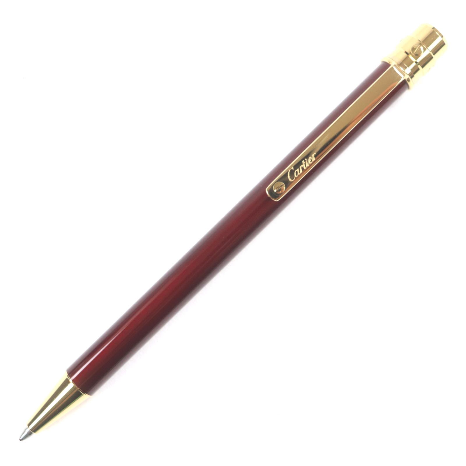 Cartier Cartier Cartier Santos de Cartier Ballpoint Pen Metal Pen DUTY FREE for USA Size ONE SIZE - 1 Thumbnail