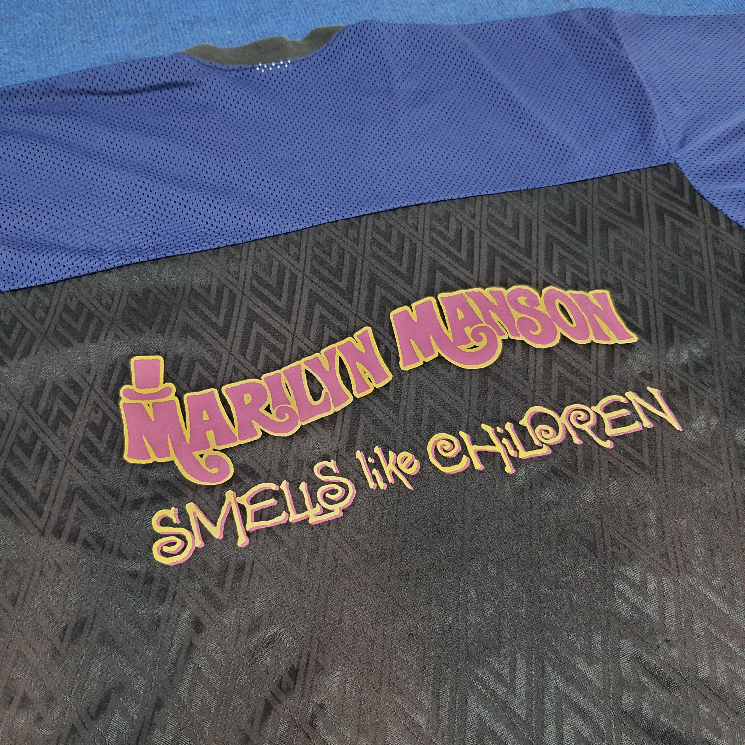 Marilyn Manson × Vintage Vintage Marilyn Manson Smells Like Children Jerseys Shirt Size US L / EU 52-54 / 3 - 4 Thumbnail