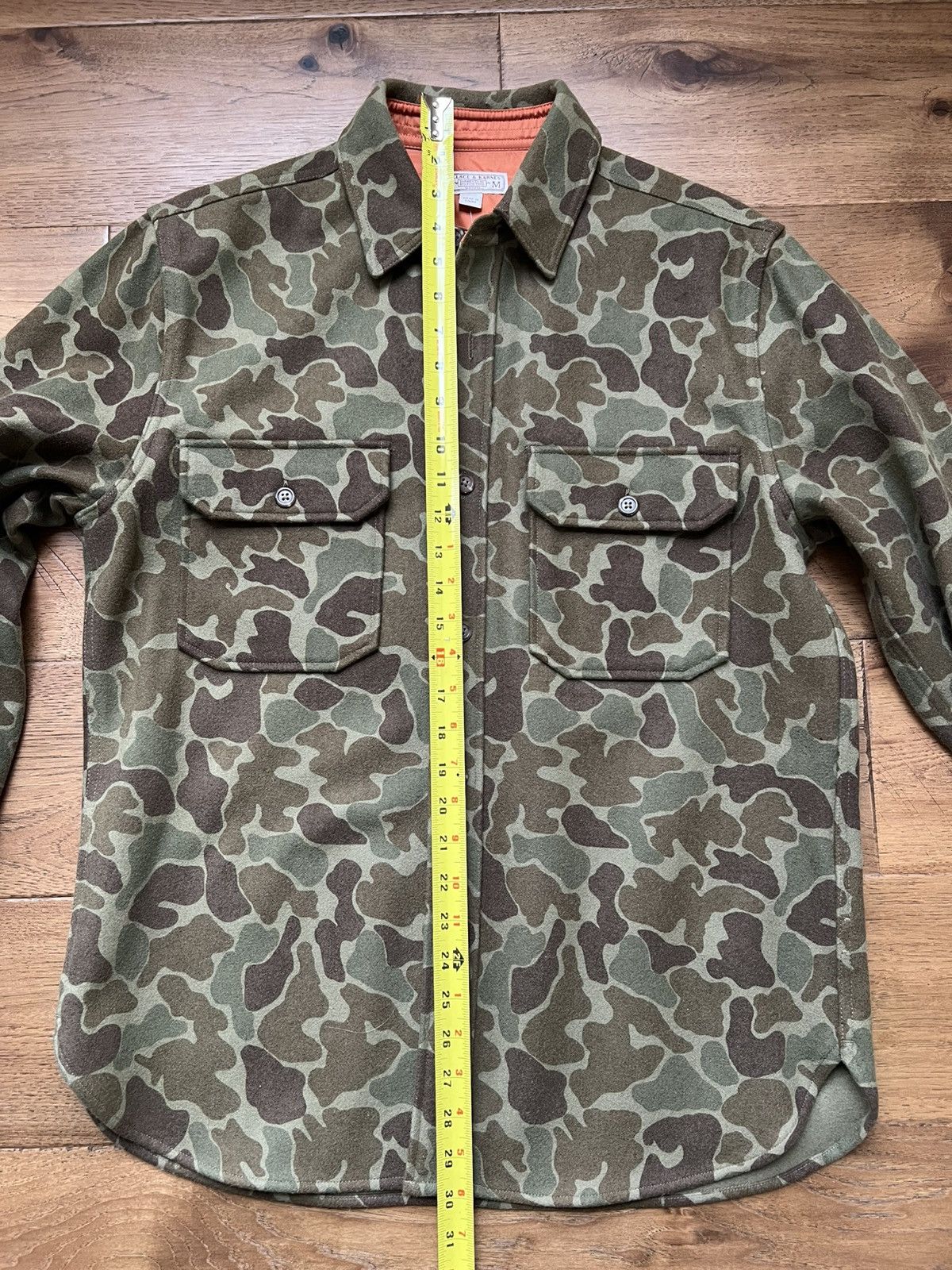Wallace & Barnes Wallace and Barnes J. Crew Camo Shirt Jacket Medium Shacket Size US M / EU 48-50 / 2 - 12 Thumbnail