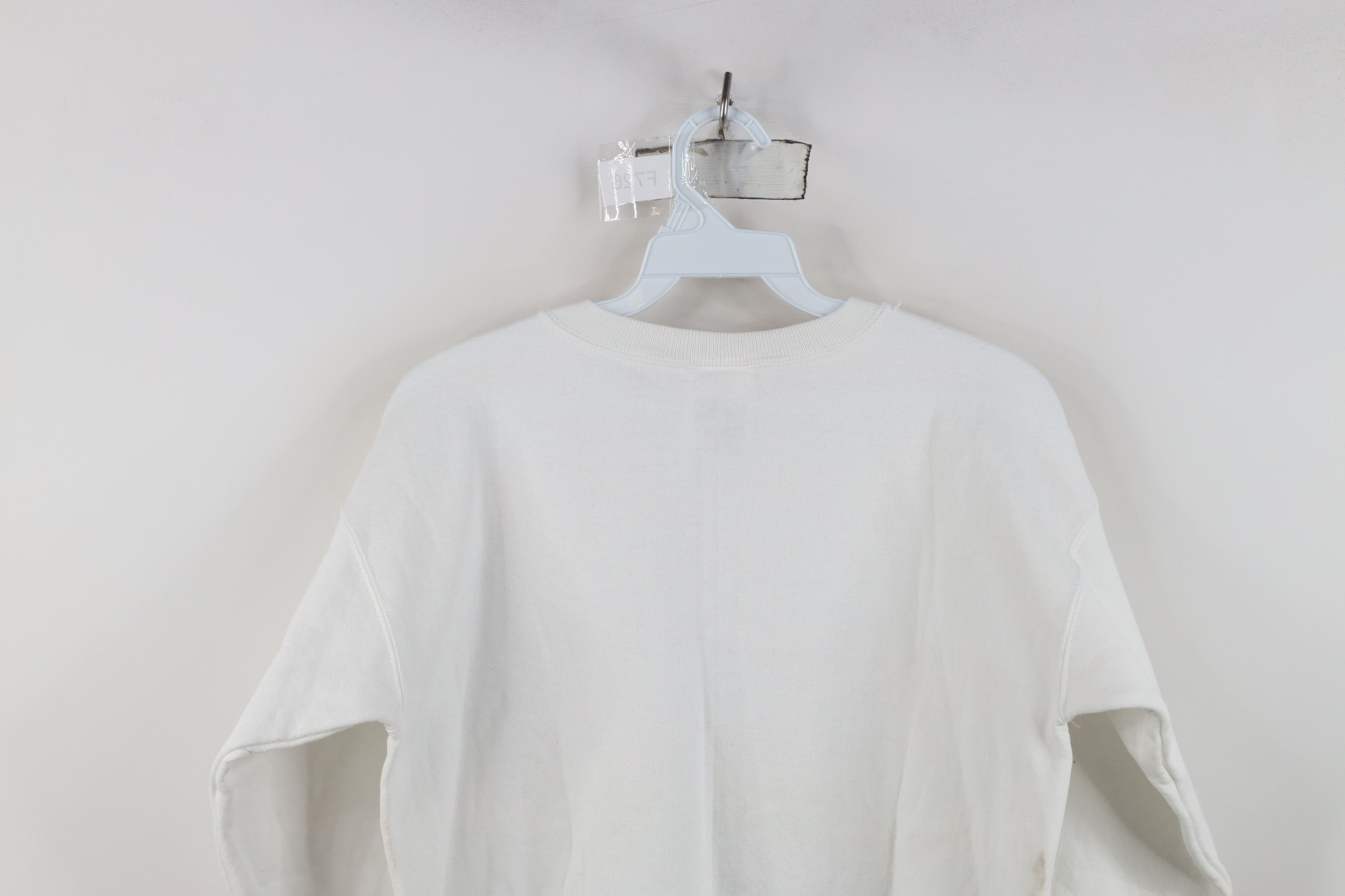 Vintage Deadstock Vintage 90s Streetwear Crewneck Sweatshirt White Size S / US 4 / IT 40 - 13 Thumbnail