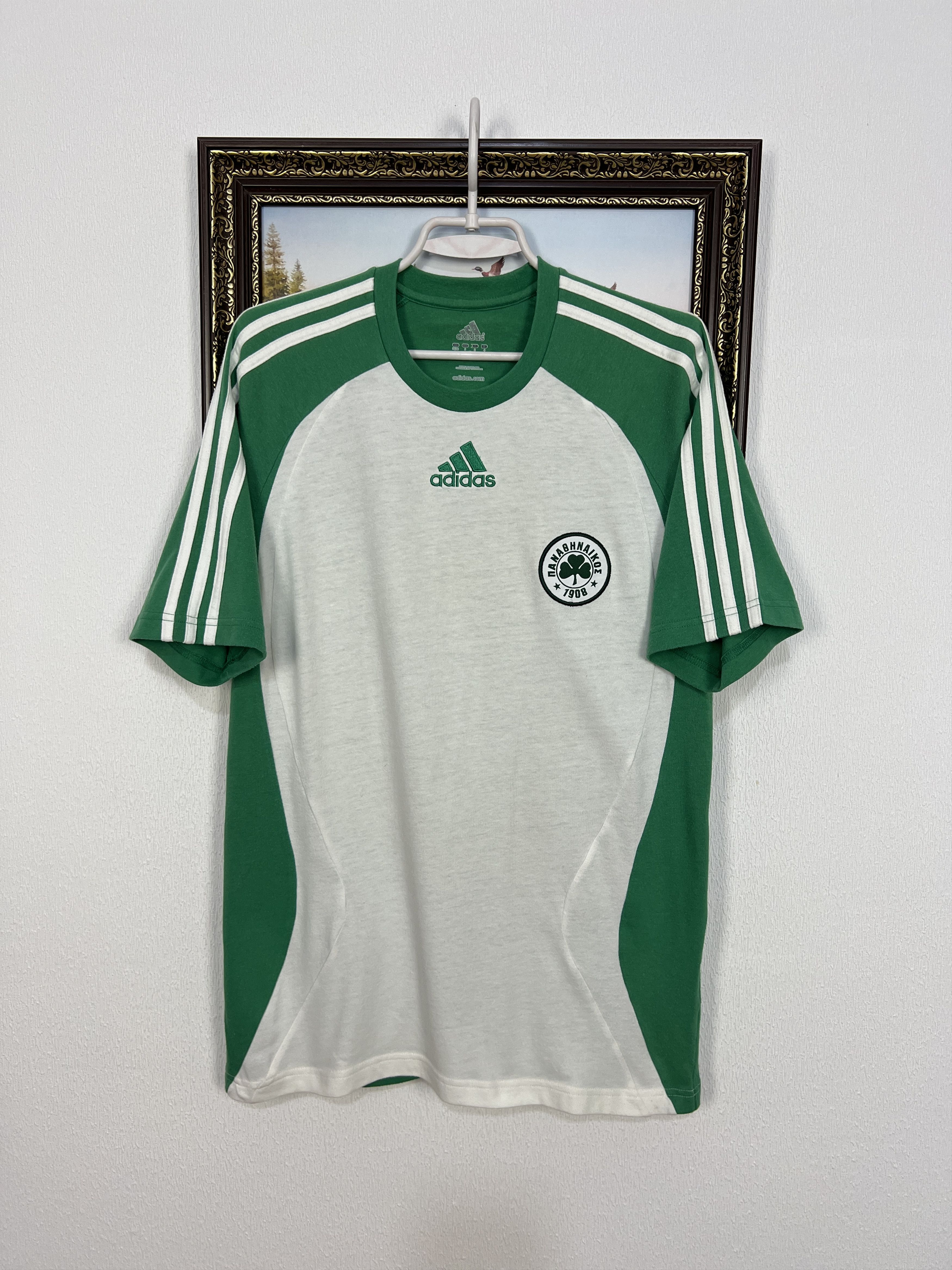 Adidas Panathinaikos Football Shirt 2006 Train Jersey Soccer Trikot Size US M / EU 48-50 / 2 - 1 Thumbnail