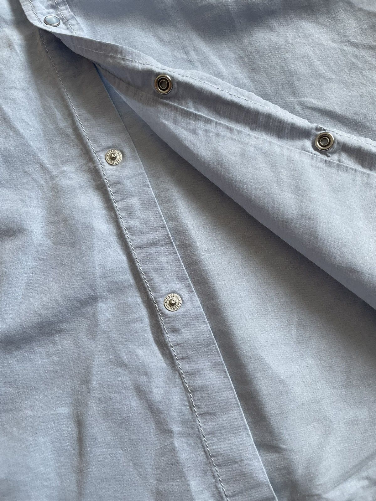 Diesel Diesel Light Blue Shirts Size L Size US L / EU 52-54 / 3 - 4 Thumbnail