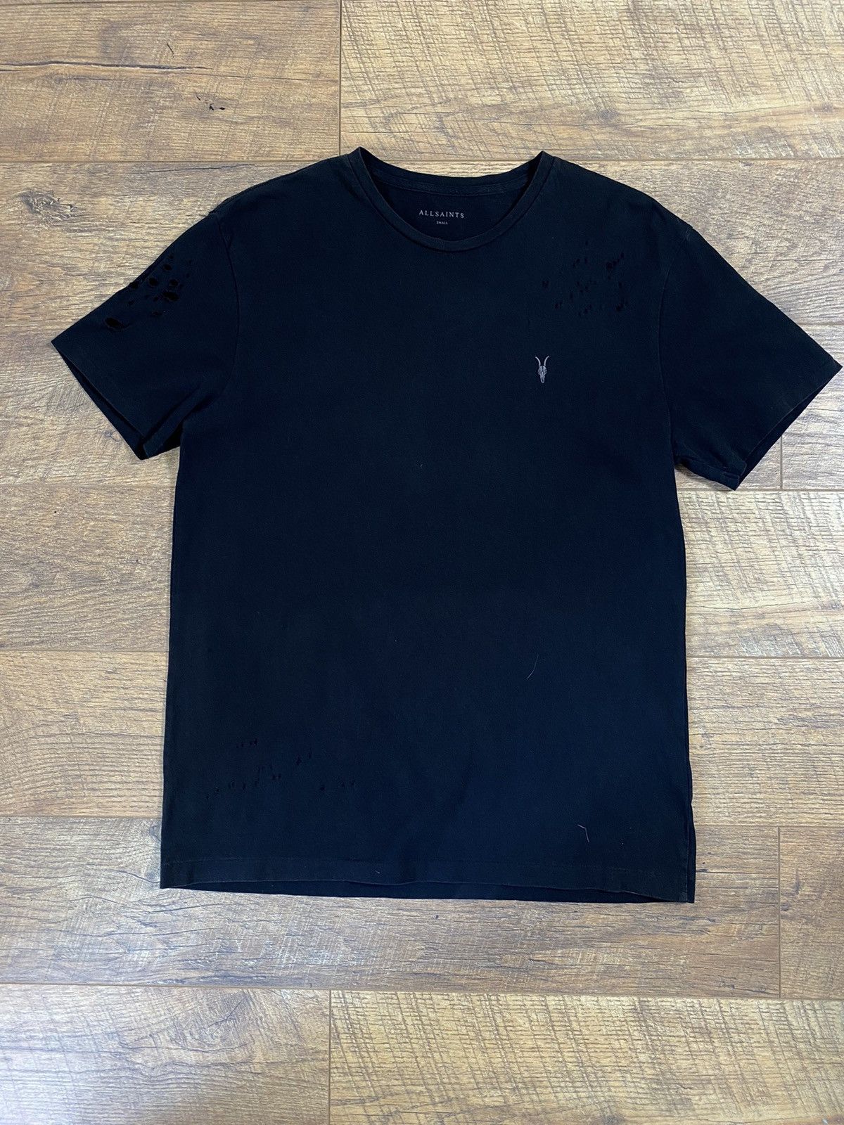 Allsaints AllSaints Black T-Shirt Size US S / EU 44-46 / 1 - 1 Thumbnail