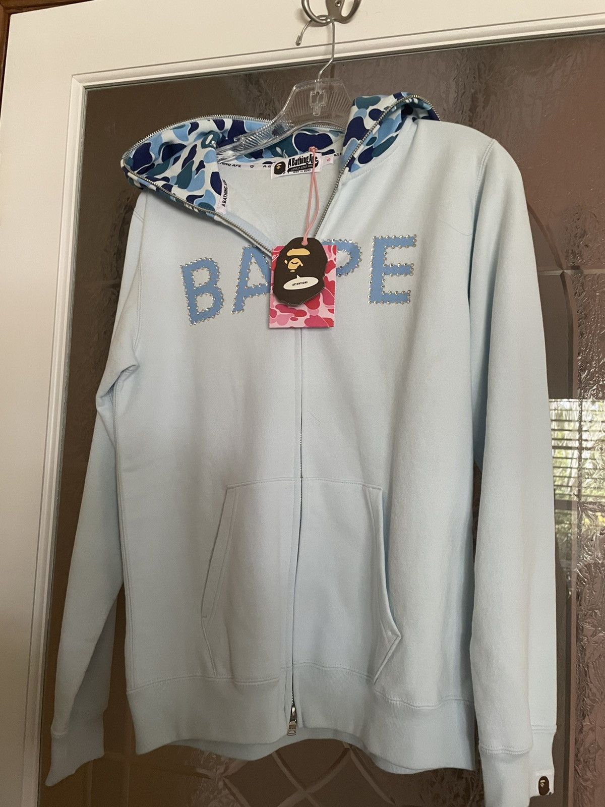 Bape ABC CAMO CRYSTAL STONE BAPE FULL ZIP HOODIE Size S / US 4 / IT 40 - 1 Thumbnail