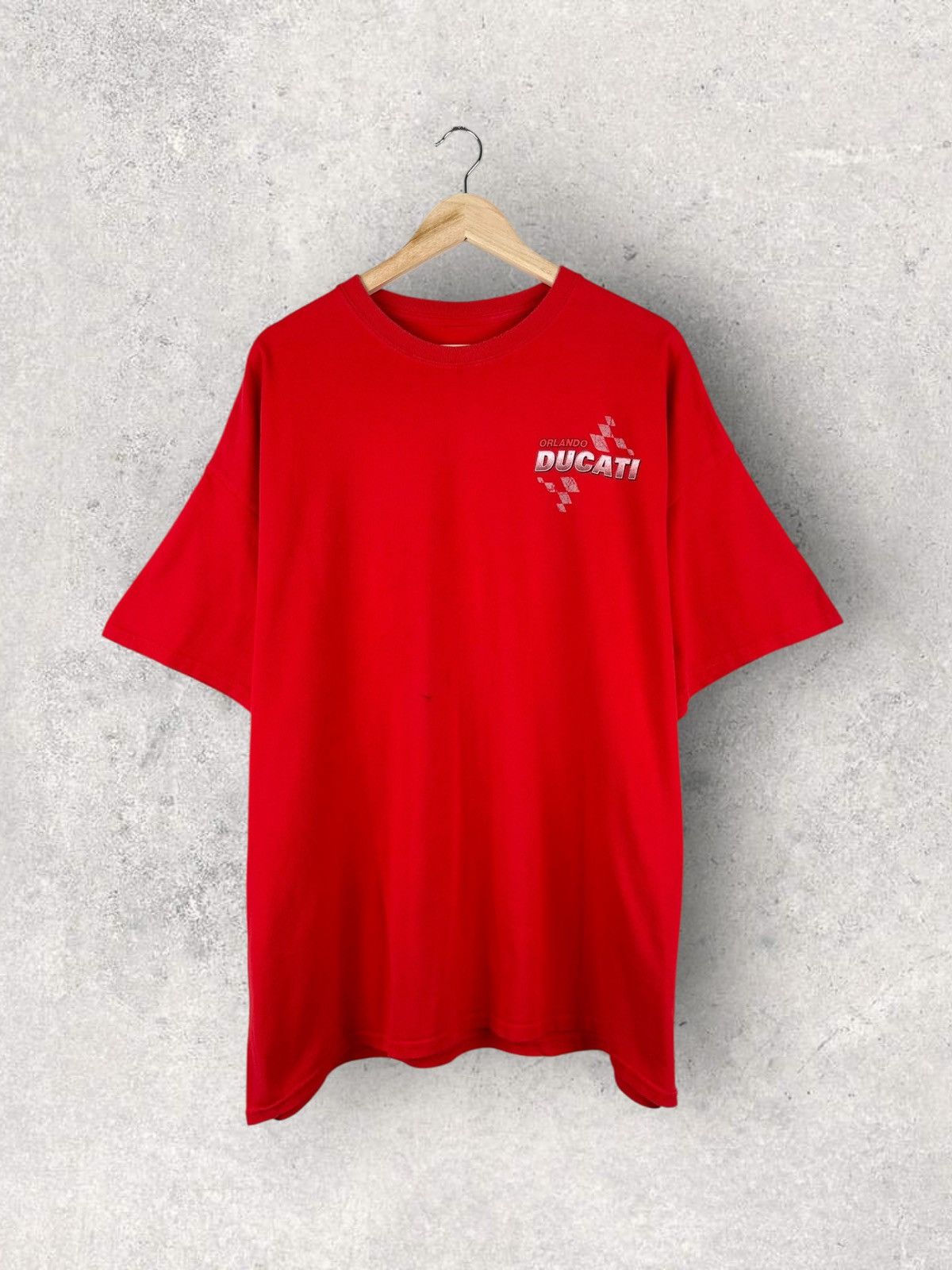 Ducati 90s Vintage Ducati Box Logo Tee Size US XL / EU 56 / 4 - 2 Thumbnail