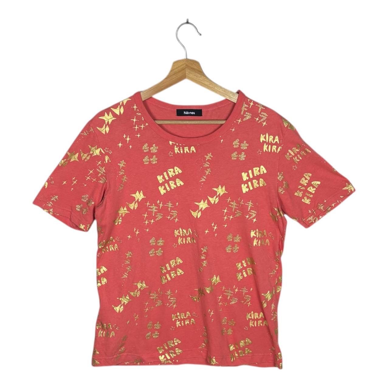 Ne-Net Issey Miyake Ne-net Kira Kira Overprint TShirt Size US L / EU 52-54 / 3 - 1 Thumbnail