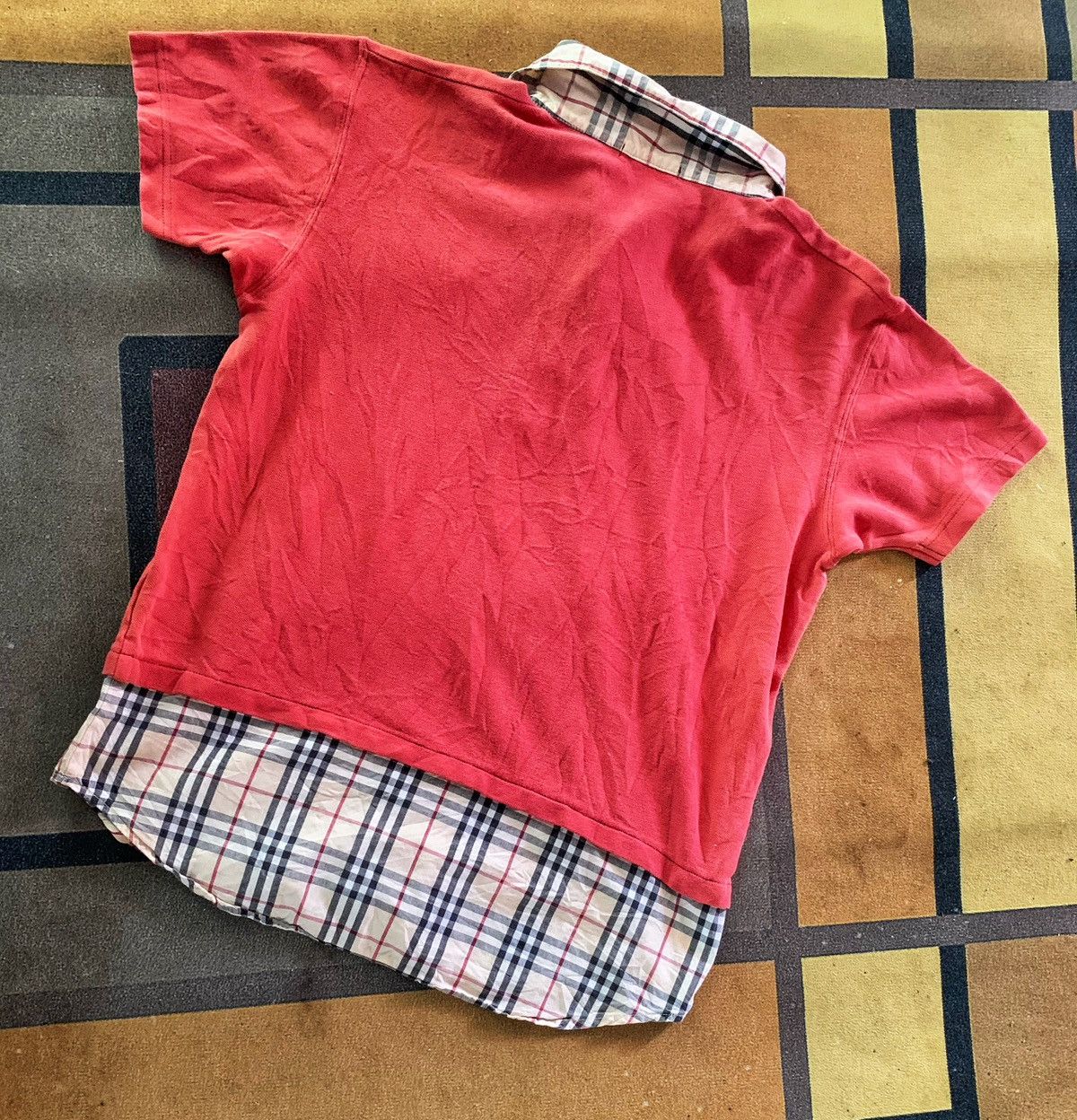 Burberry × Vintage BURBERRY London Remake Polo Shirt Size M / US 6-8 / IT 42-44 - 6 Thumbnail