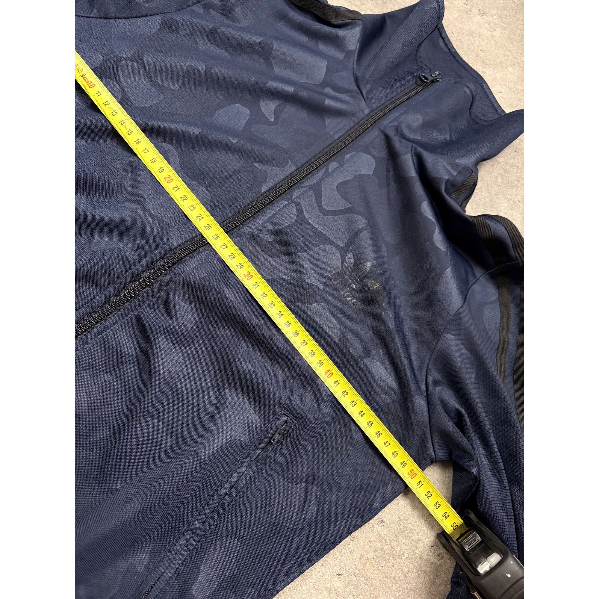 Adidas Adidas Originals Navy Camo Track Jacket With Trefoil Logo Fu Size US M / EU 48-50 / 2 - 4 Thumbnail