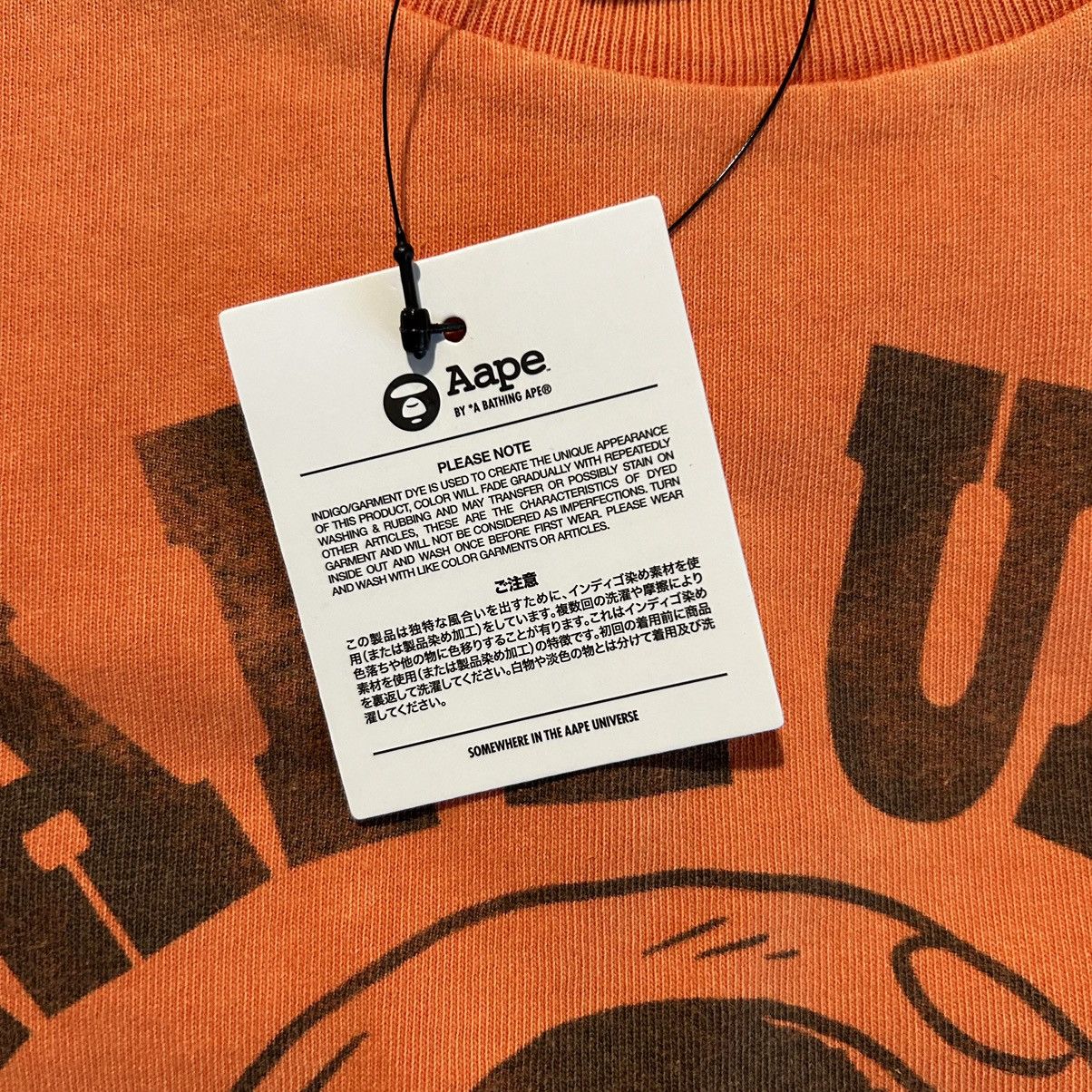 Aape AAPE Orange Astronaut Tee Size US S / EU 44-46 / 1 - 9 Thumbnail