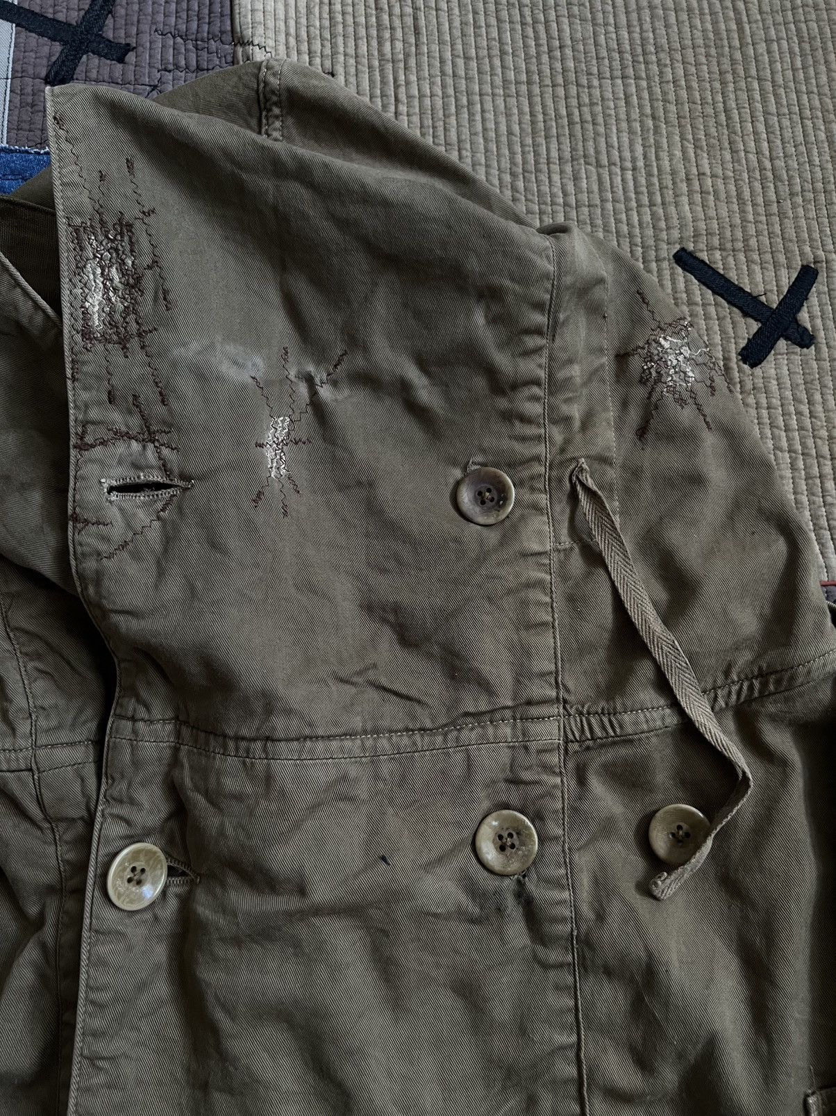 Kapital GRAIL🔥RARE VTG KAPITAL KATSURAGI MILITAR RINGCOAT OVERSIZED Size US XL / EU 56 / 4 - 9 Thumbnail