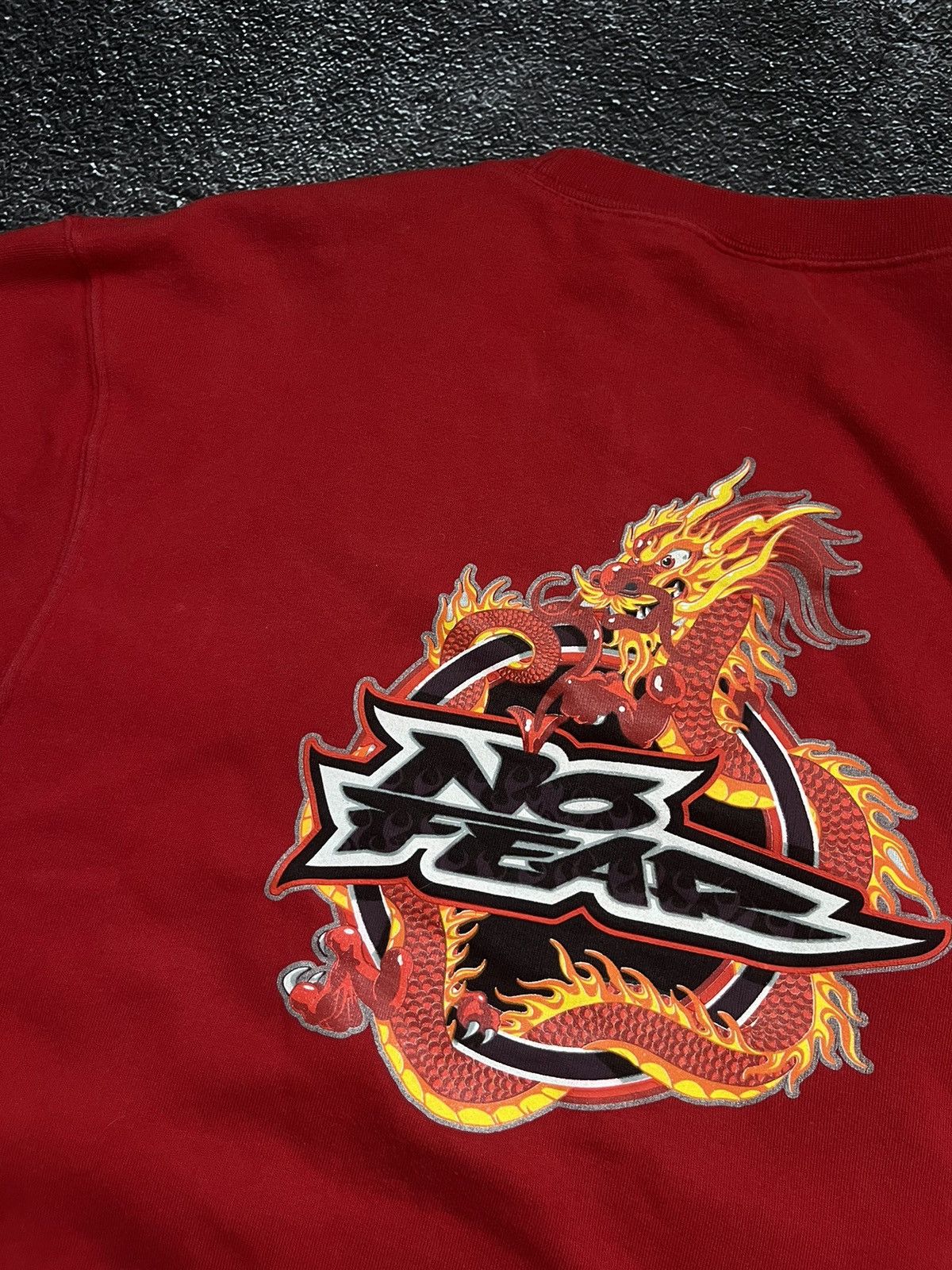 No Fear Crazy Vintage No Fear Flame Dragon Red Sweatshirt Rare SZ L Size US L / EU 52-54 / 3 - 9 Thumbnail