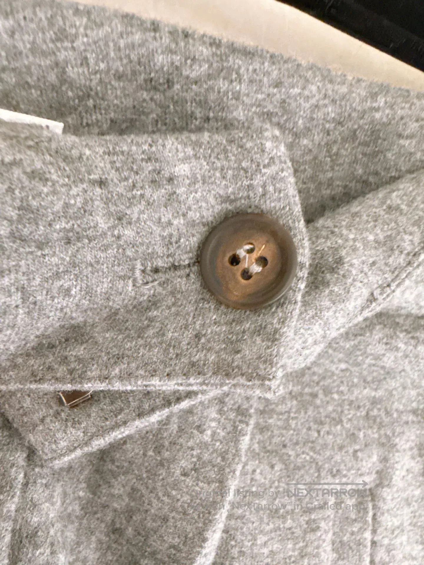 Brunello Cucinelli Brunello Cucinelli Gray Cashmere Pants. Size US 34 / EU 50 - 3 Thumbnail