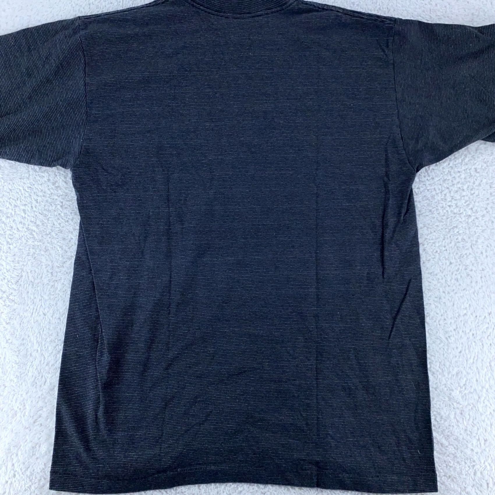 Vintage VINTAGE Tennessee River Shirt Mens L Black Striped Crew Neck T-Shirt 90s Size US L / EU 52-54 / 3 - 4 Thumbnail