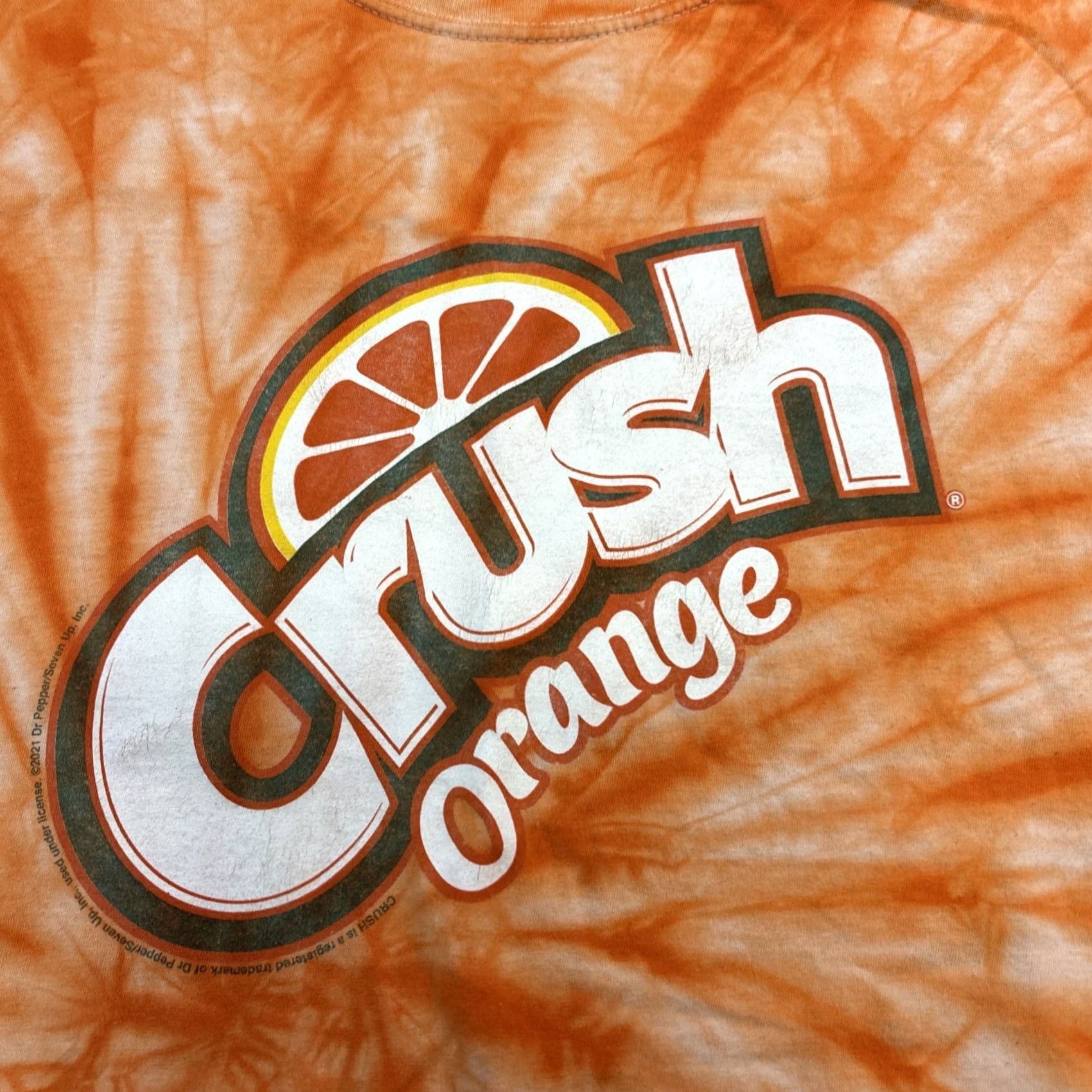 Logo 7 CRUSH SHIRT Mens ORANGE XL Tie Dye Casual LOGO SODA POP Retro Outdoor 2021 T-Shirt Men XL Orange Crush Logo 20s-90s Bevarage Pop Retro Size US XL / EU 56 / 4 - 2 Thumbnail