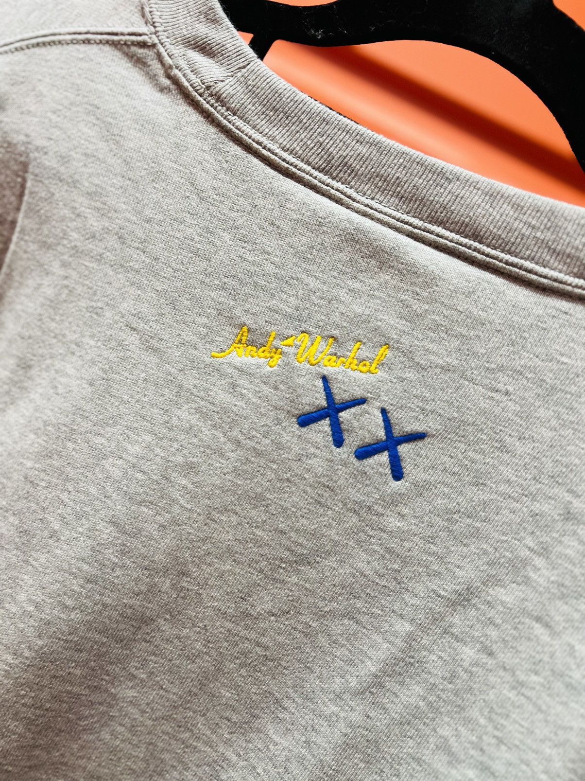 Kaws × Uniqlo Kaws Andy Warhol Uniqlo Grey Sweatshirt XL New DS Hoodie Size US XL / EU 56 / 4 - 6 Thumbnail