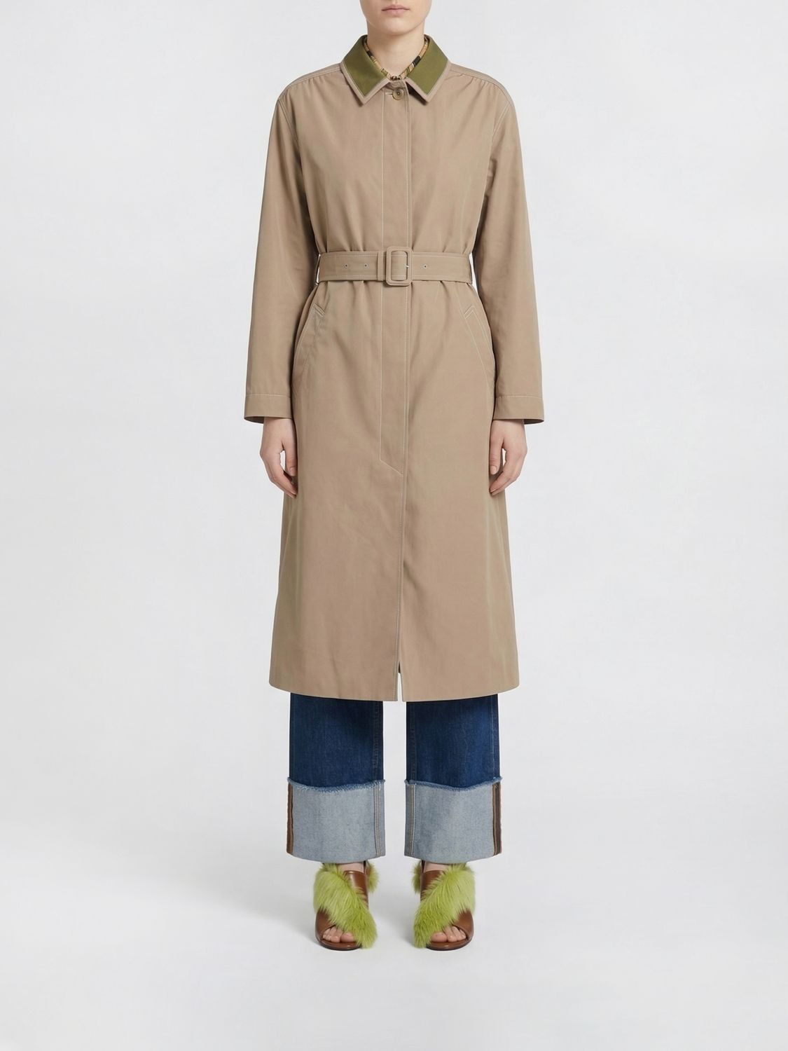 Marni Marni Jacket Woman Grey Size S / US 4 / IT 40 - 1 Thumbnail