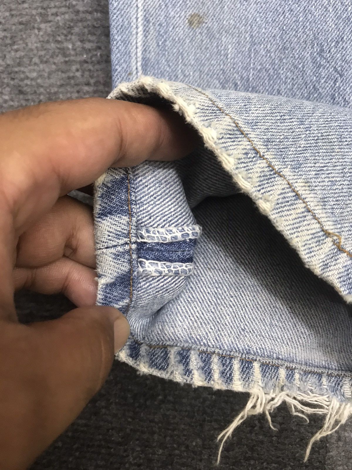 Levi's Vintage Levis 501 Light wash Distressed Jeans Size US 30 / EU 46 - 10 Thumbnail