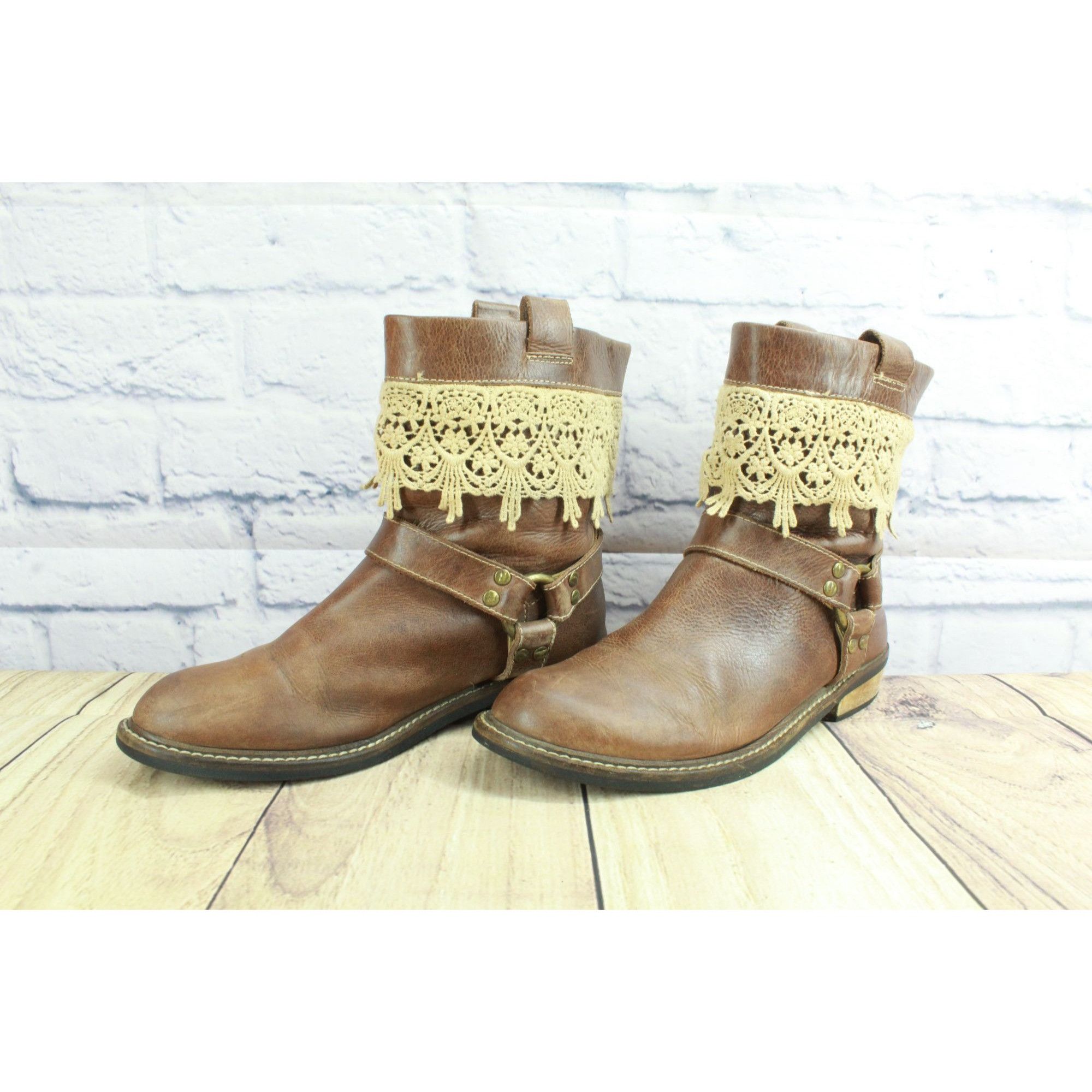 Other Latigo Zephyr Women's Leather Harness Ankle Boots Size 7 M Size US 7 / IT 37 - 3 Thumbnail