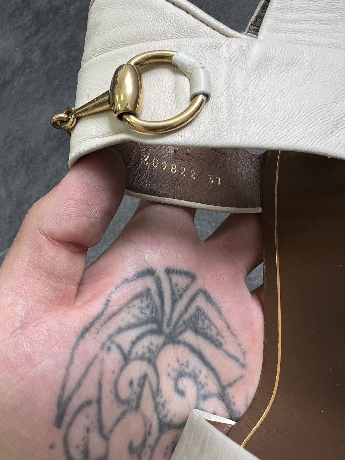 Gucci Vintage Gucci horsebit sandals Heels With Strap Ankle Size US 7 / IT 37 - 6 Thumbnail