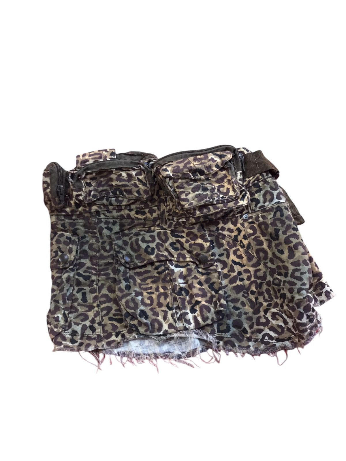 Le Grande Bleu (L.G.B.) RARE LGB SKIRT CAMO SEDITIONARIES PUNK STYLE Size 26" / US 2 / IT 38 - 5 Thumbnail