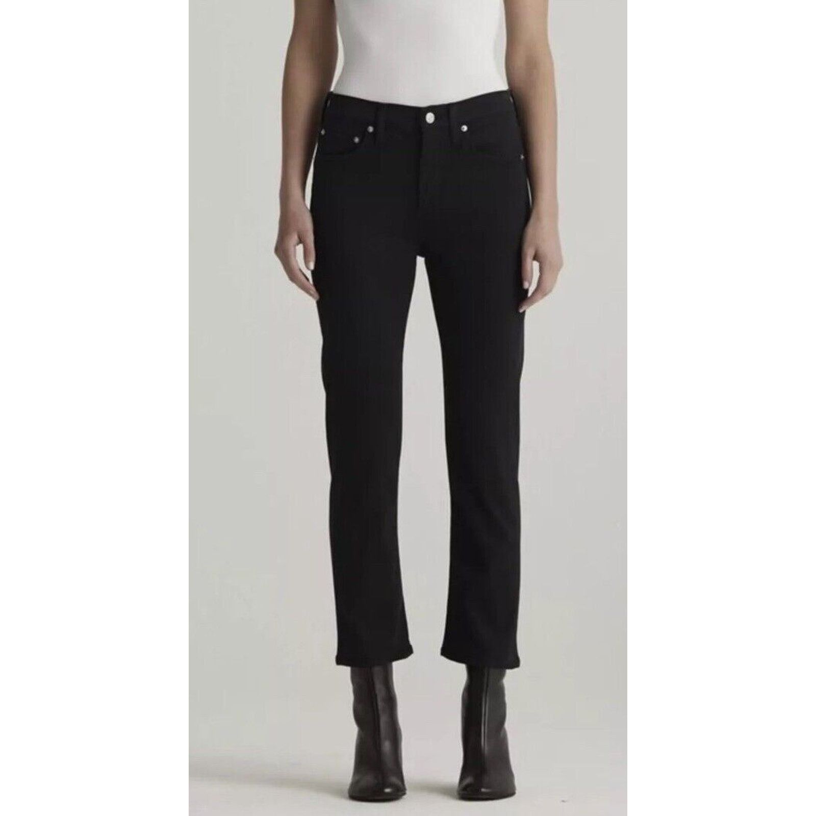 Edwin Edwin Pixie 9” Midrise Corduroy Black Skinny Pants Jeans 25" Size 25" / US 0 / IT 36 - 1 Thumbnail
