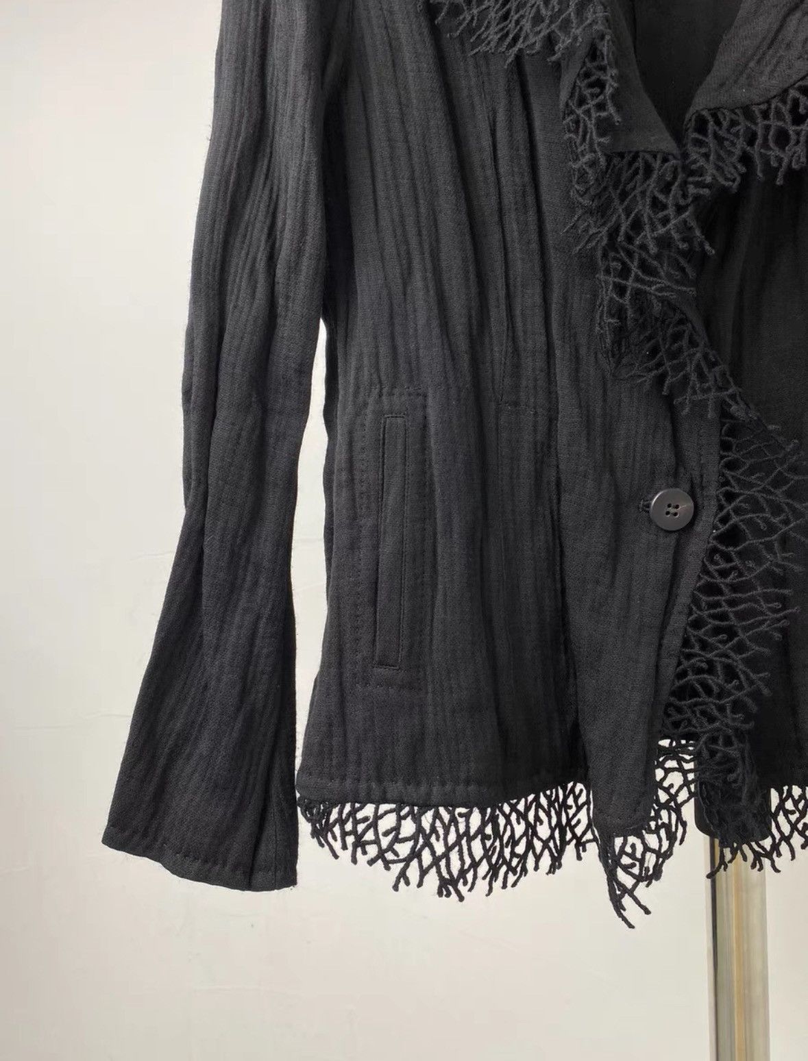 Issey Miyake Issey Miyake HaaT Fringe Blazer Size M / US 6-8 / IT 42-44 - 3 Thumbnail