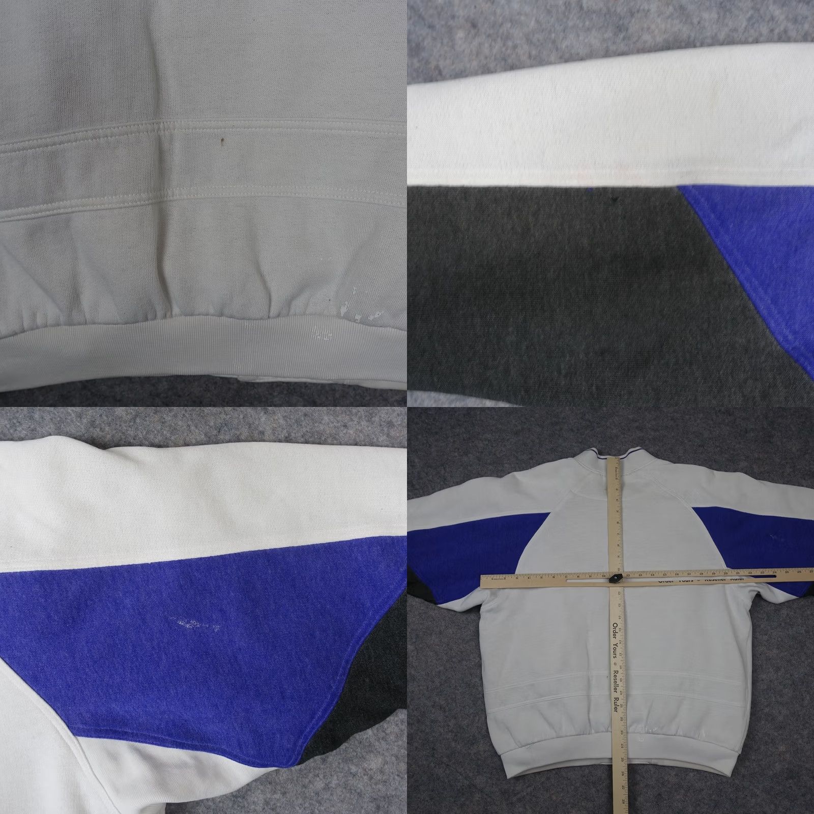 Nike VINTAGE Nike Jacket Mens M White Bomber Varsity Sweatshirt 1980s M Jacket USA 80s Mens Size US M / EU 48-50 / 2 - 10 Thumbnail