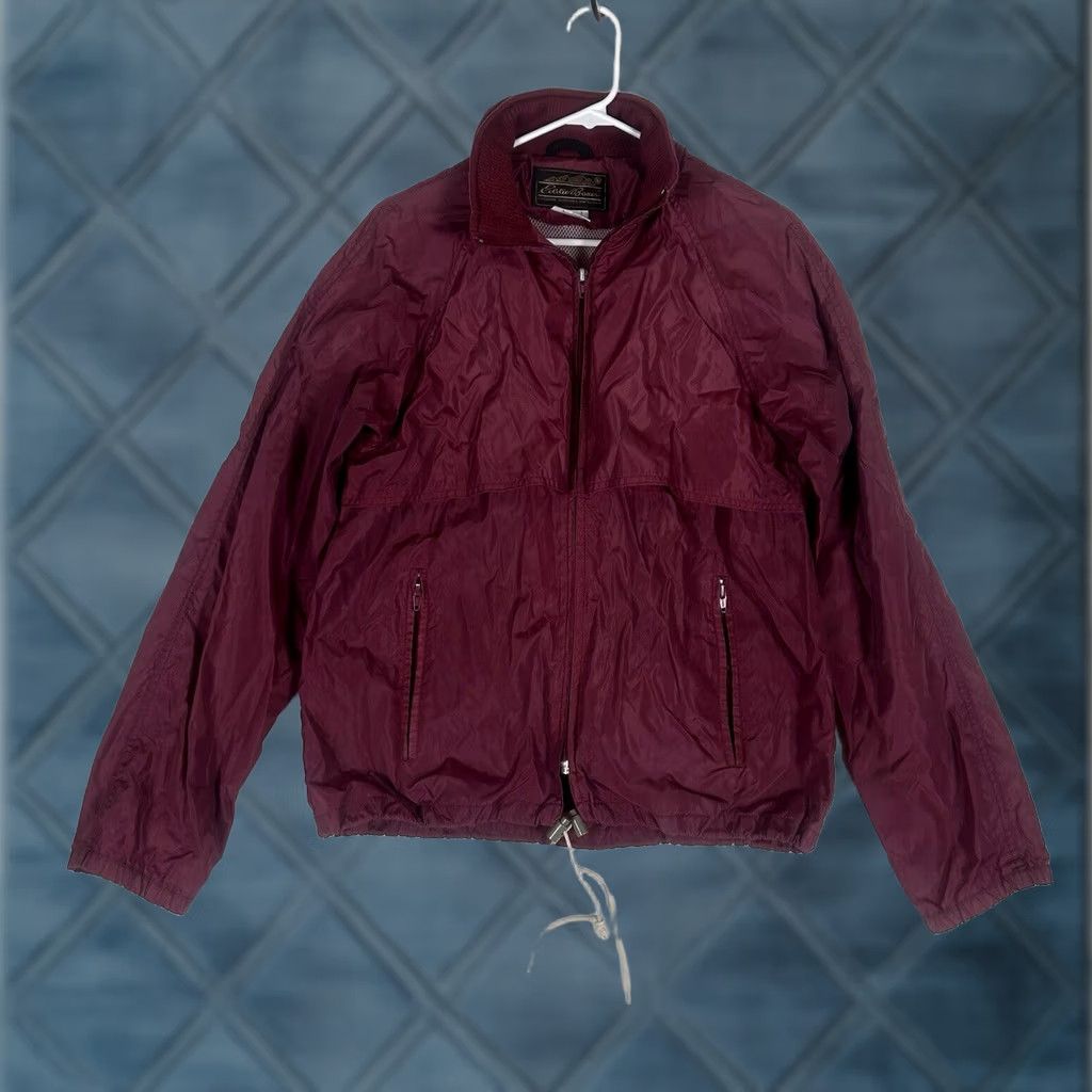 Eddie Bauer VINTAGE Eddie Bauer Windbreaker Jacket Mens Small Red Nylon Hooded Packable 90s Size US S / EU 44-46 / 1 - 1 Thumbnail