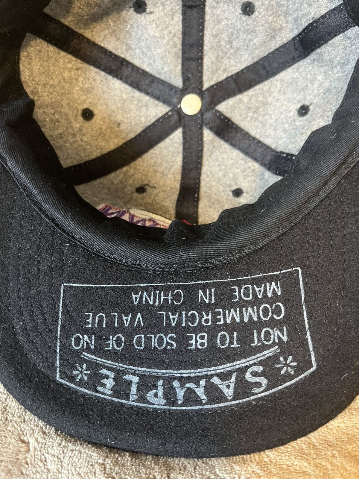 Other Vintage Rare Motown Cafe New York Sample Wool SnapBack Hat Size ONE SIZE - 8 Thumbnail