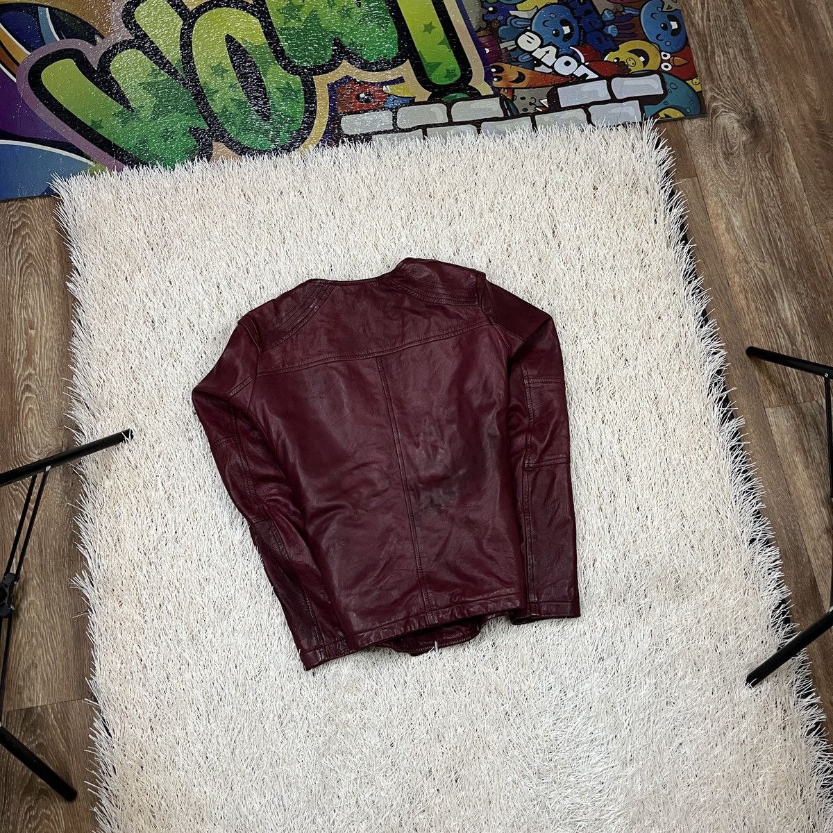 Giorgio Brato Giorgio Brato WLG lamb Leather Dirty Bikers Jacket size 40 Size M / US 6-8 / IT 42-44 - 2 Thumbnail