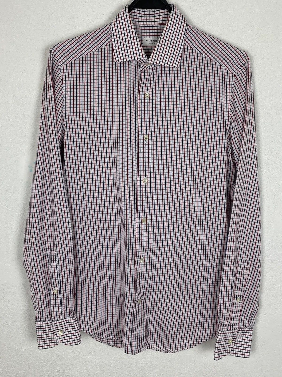 A Day's March Vintage A Day's March Checkered Long Sleeve Shirt Size US S / EU 44-46 / 1 - 1 Thumbnail