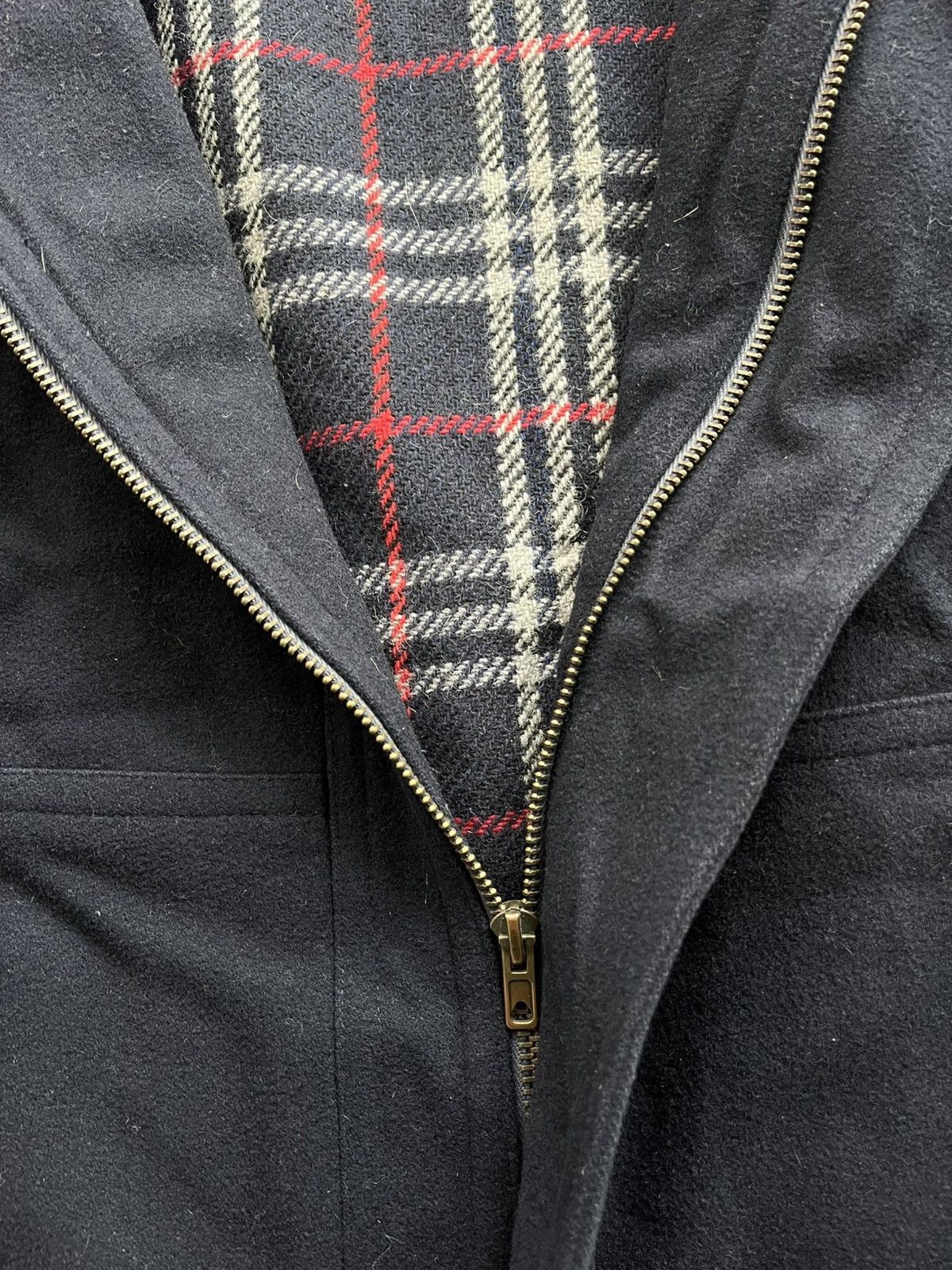 Burberry Burberrys Vintage Wool Bomber 90s Size US XL / EU 56 / 4 - 8 Thumbnail