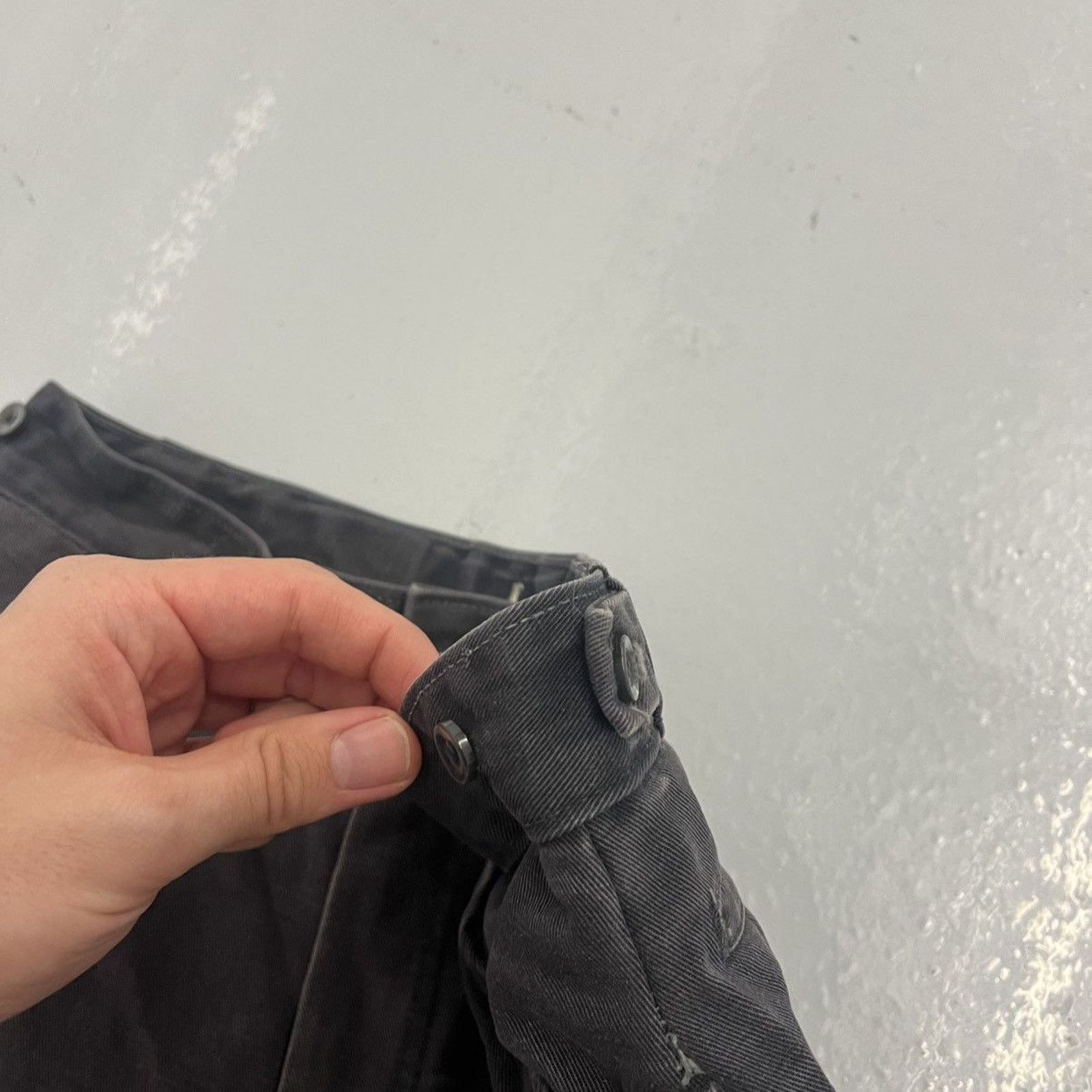 Other Vintage 60s Black Cotton Canvas Workwear Chinos 26x26 Size 26" / US 2 / IT 38 - 2 Thumbnail