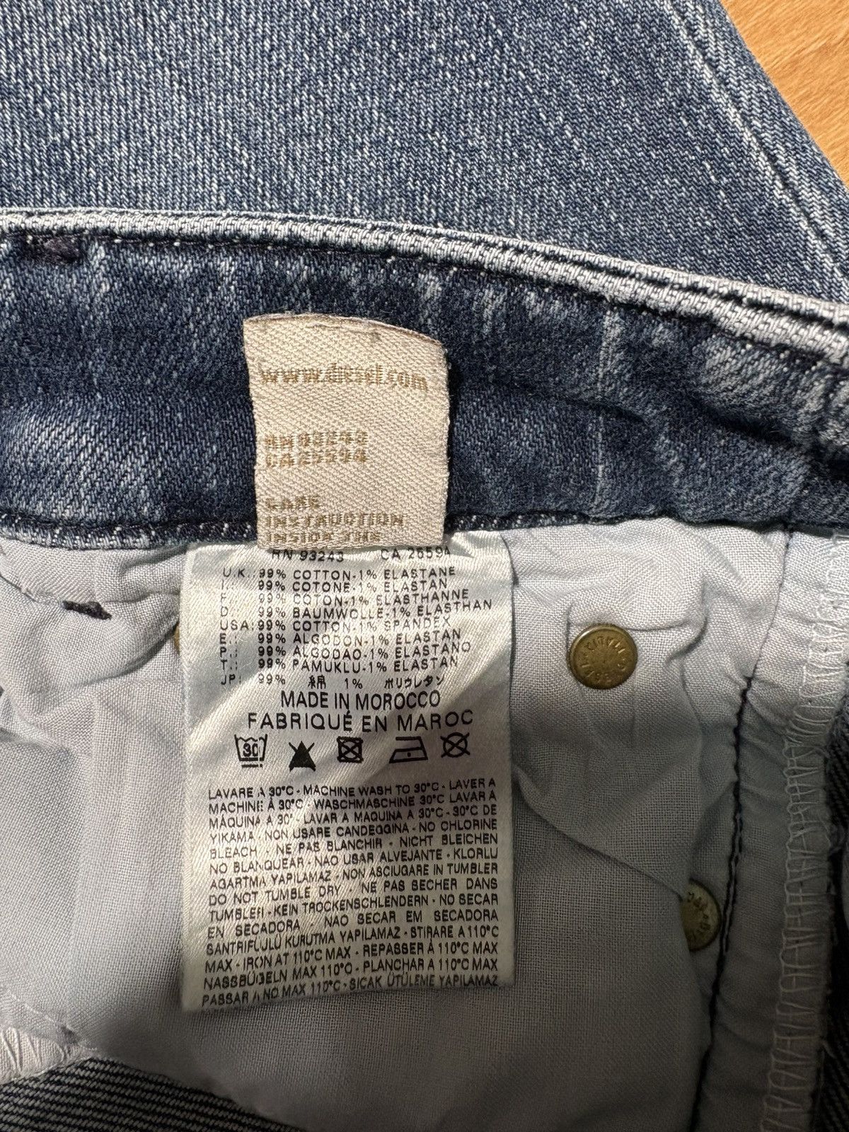 Diesel Diesel "Louvely" Flare Bootcut Jeans — Wash 008LA (Stretch) Size 28" / US 6 / IT 42 - 11 Thumbnail