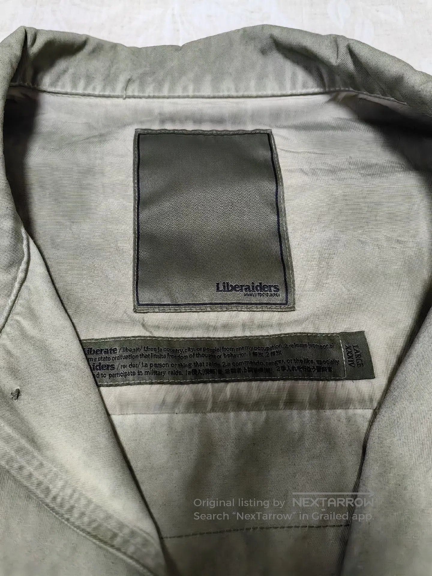 Liberaiders Liberaiders Military Style Shirt Jacket. Size US L / EU 52-54 / 3 - 2 Thumbnail