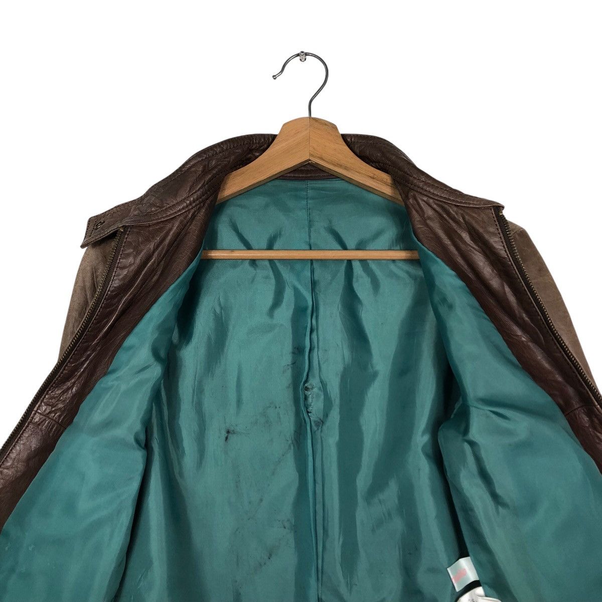 Japanese Brand 📌Vintage Cropped Biker Leather Jacket Milpano Issey Miyake Size US M / EU 48-50 / 2 - 15 Thumbnail