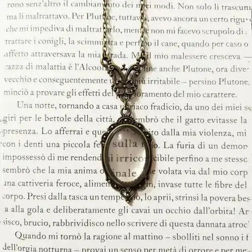 Other Transparent Glass Pendant Necklace Size ONE SIZE - 1 Thumbnail