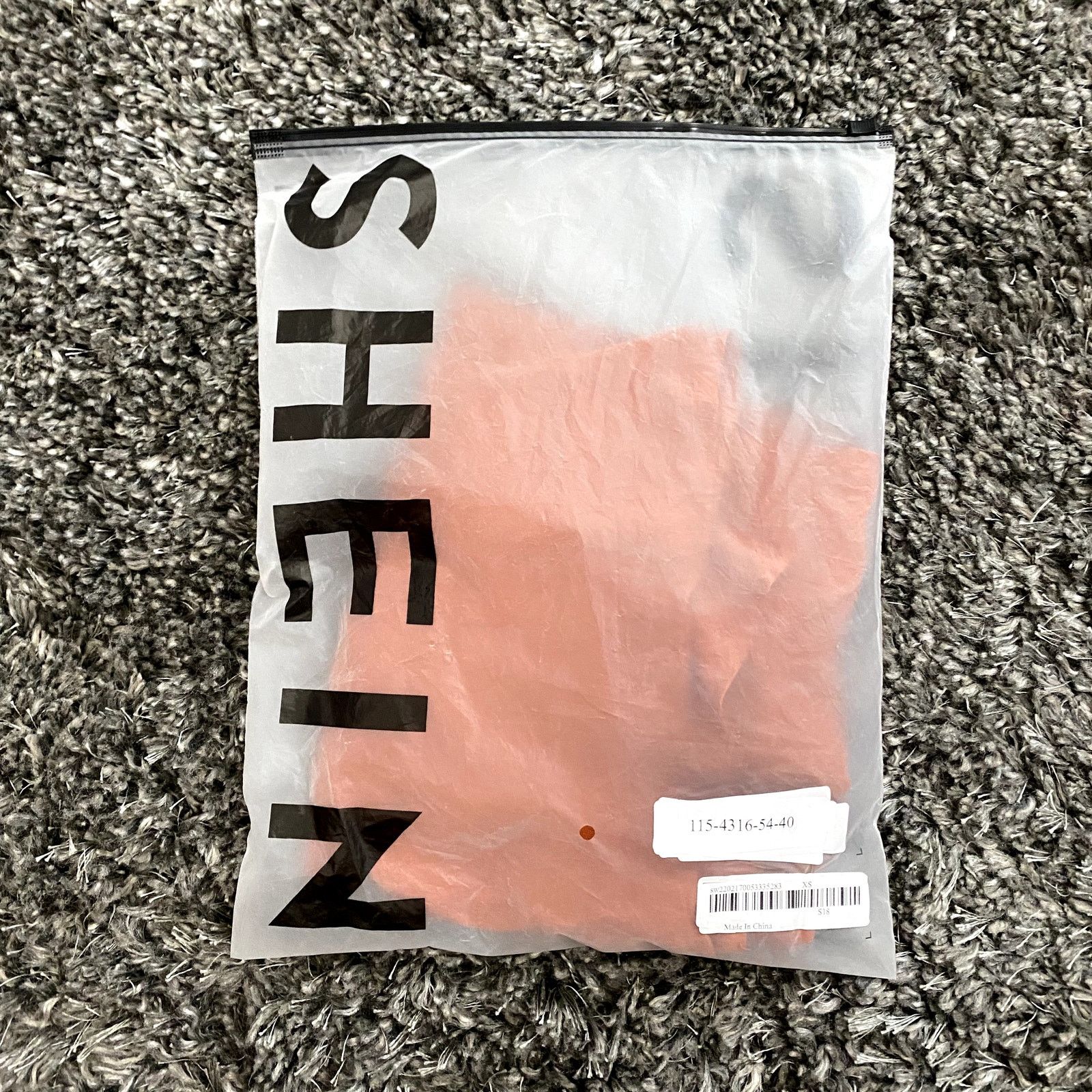 Shein Flutter Sleeve Tie Back Blouse in Orange, Size XS Size XS / US 0-2 / IT 36-38 - 3 Thumbnail
