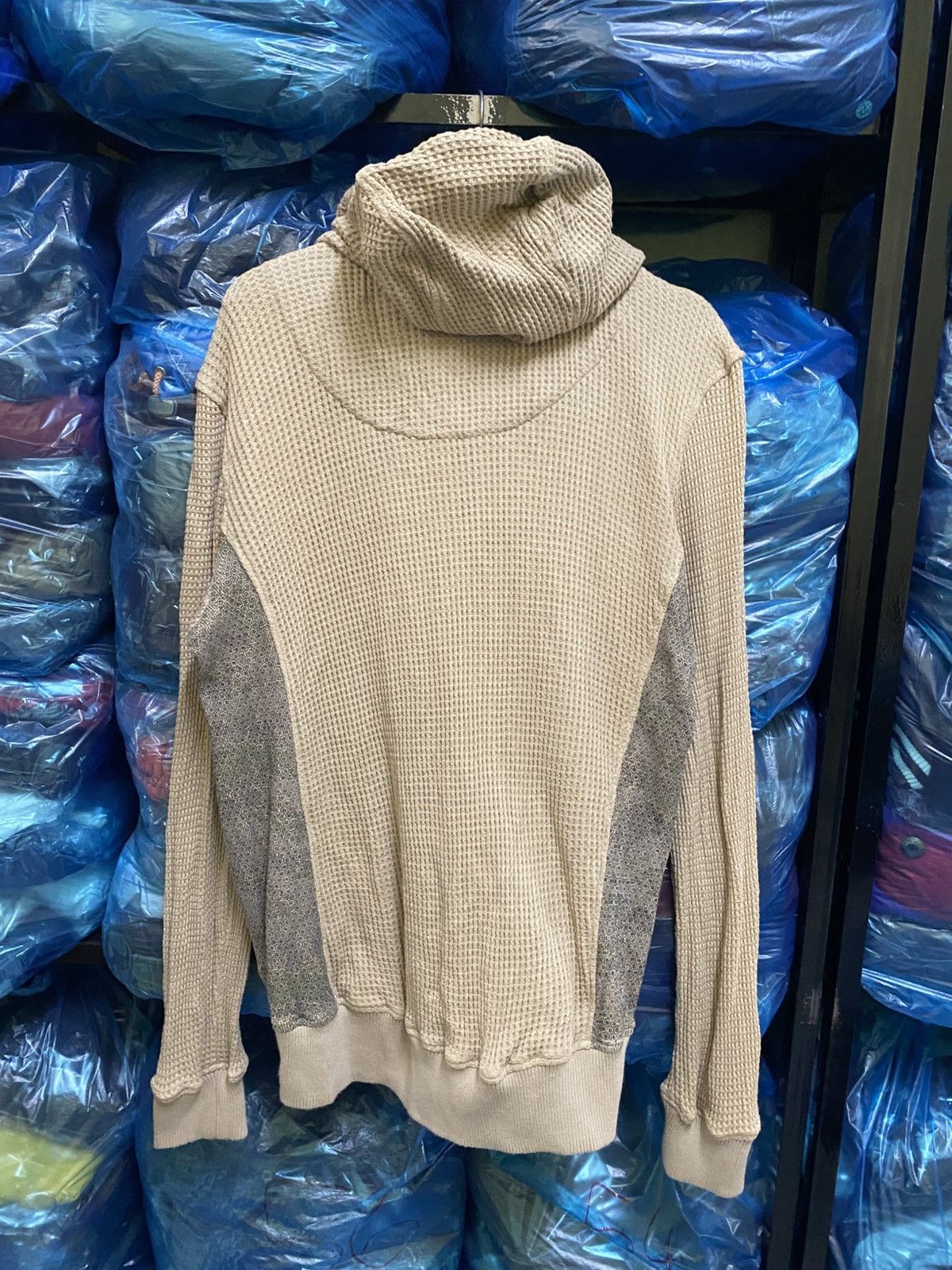 Japanese Brand VINTAGE MIYABI MISUBI RIBBED ACHIVE CARGO ZIP UP HOODIE Size US L / EU 52-54 / 3 - 5 Thumbnail