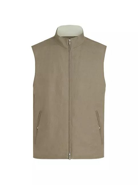 Ermenegildo Zegna o1s1rm0225 RUDT58 Vest in Light Brown Size US M / EU 48-50 / 2 - 1 Preview