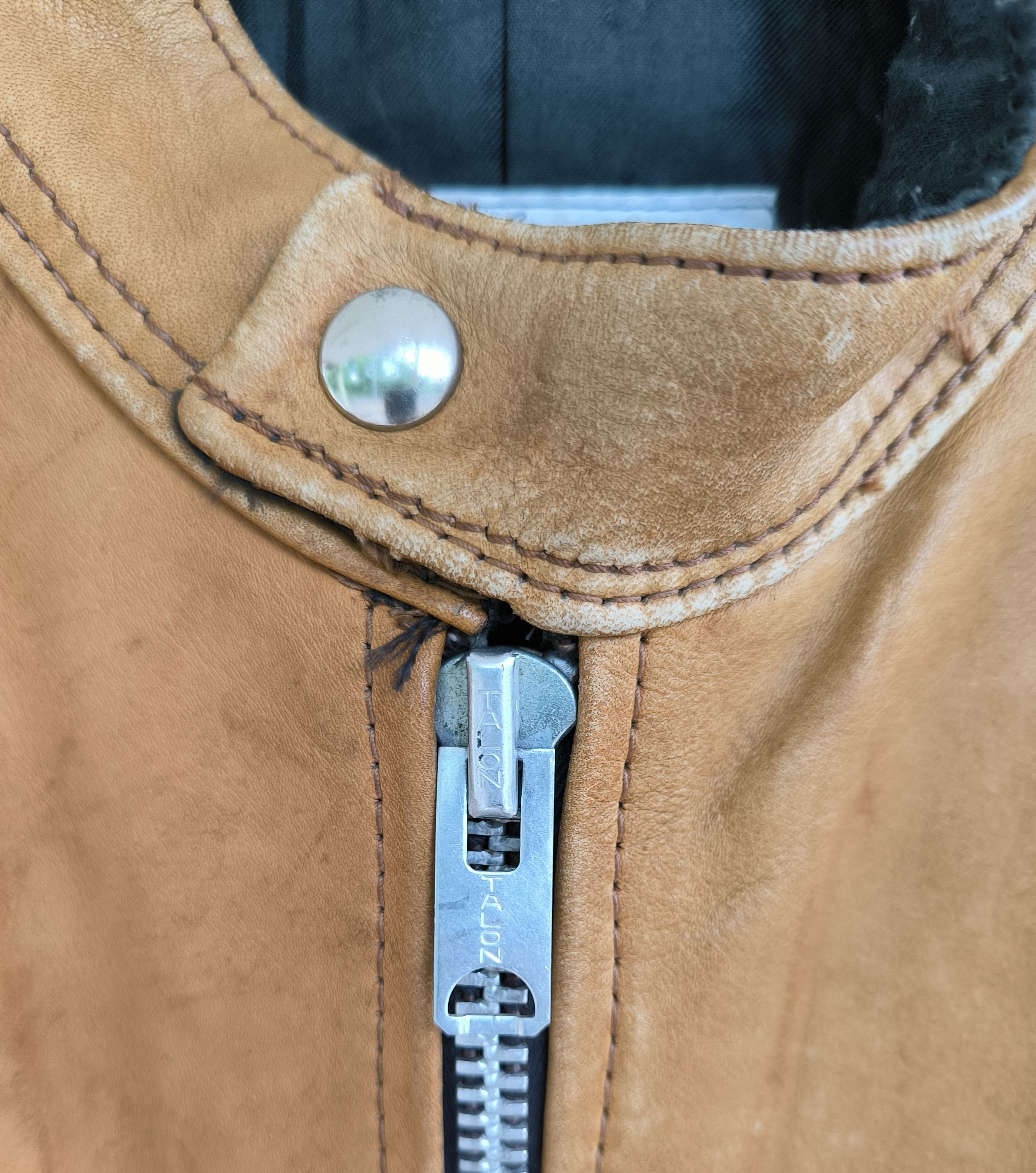 Vanson Leathers Vtg 80's VANSON ASSOCIATES BOSTON biker leather jacket Size US M / EU 48-50 / 2 - 3 Thumbnail